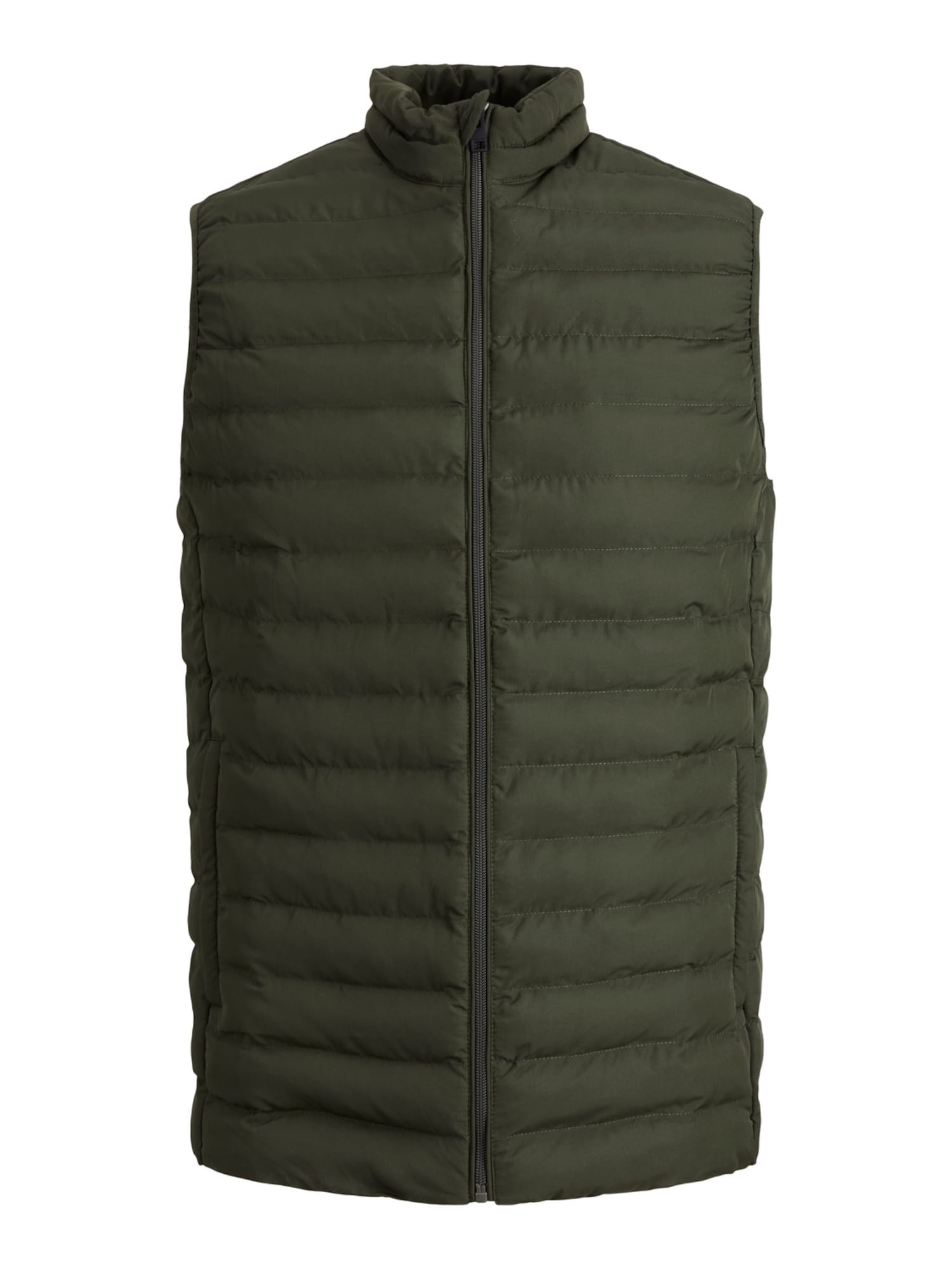 JACK & JONES Brezrokavnik  kaki
