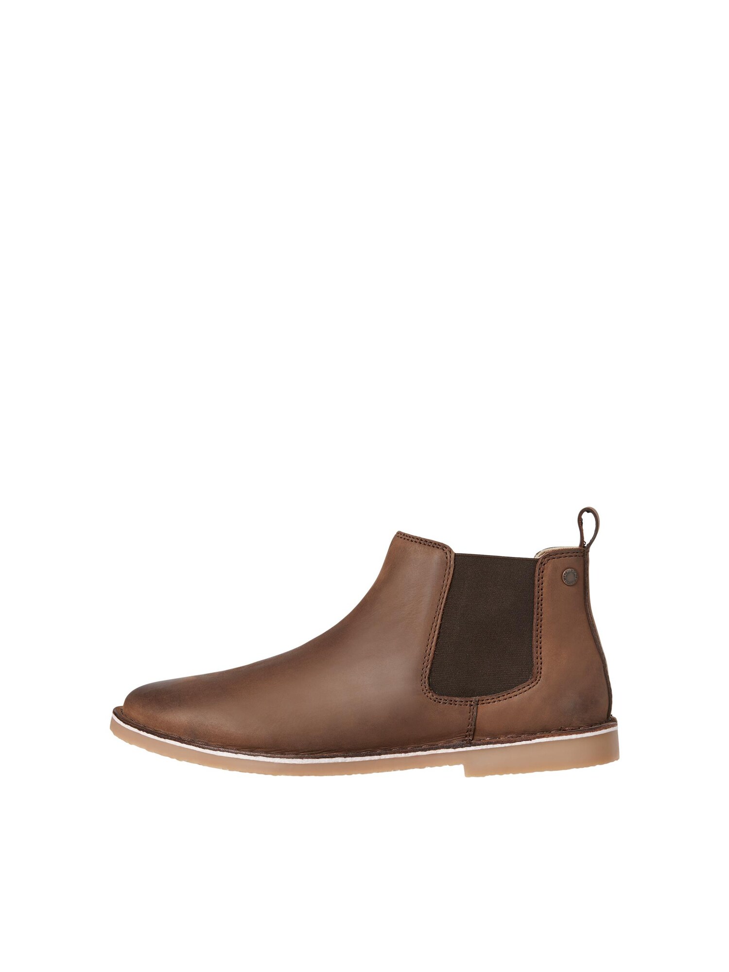 JACK & JONES Chelsea škornji 'BRAVO'  rjava / pikčasto rjava
