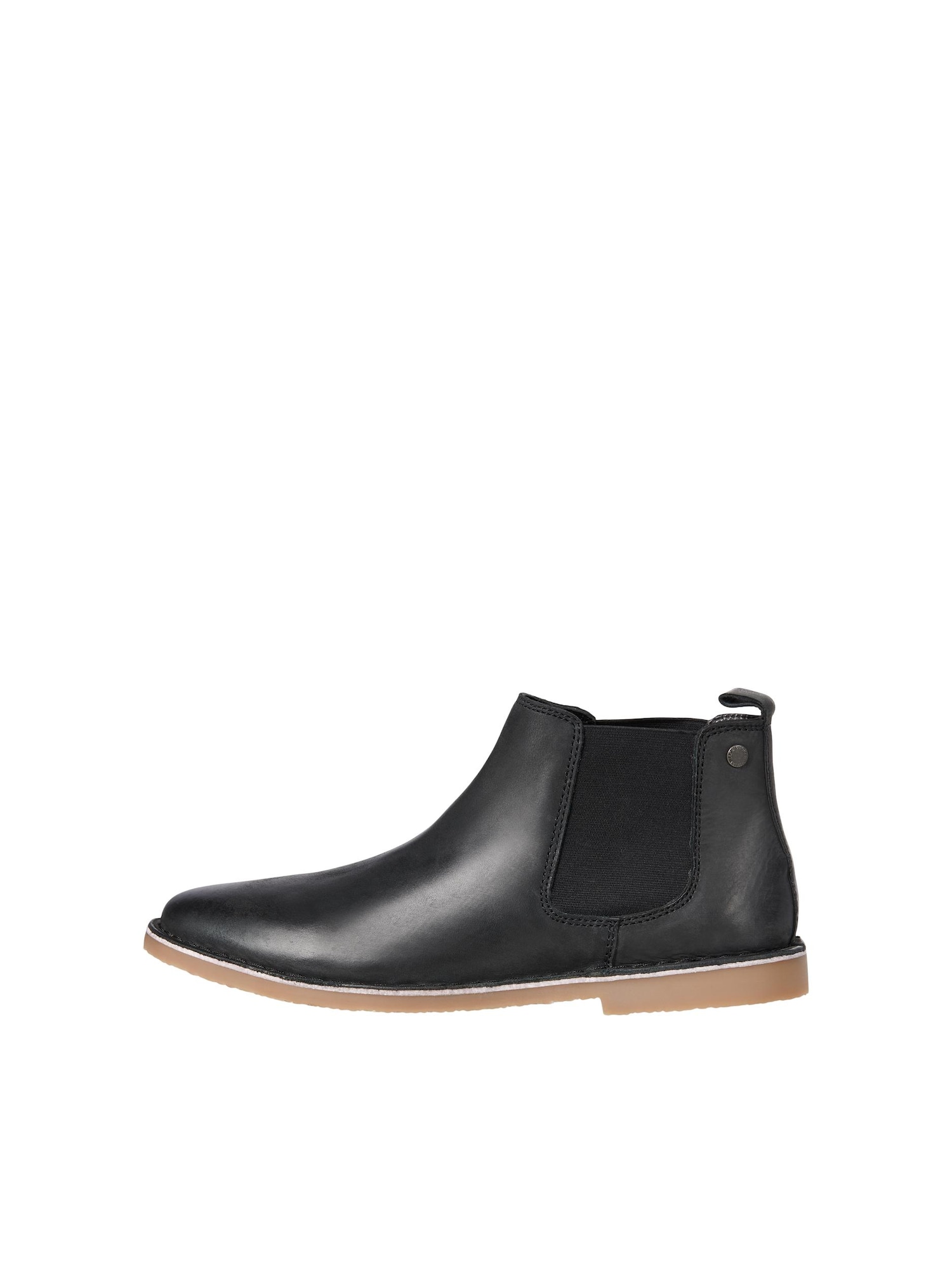 JACK & JONES Chelsea škornji 'Bravo'  črna