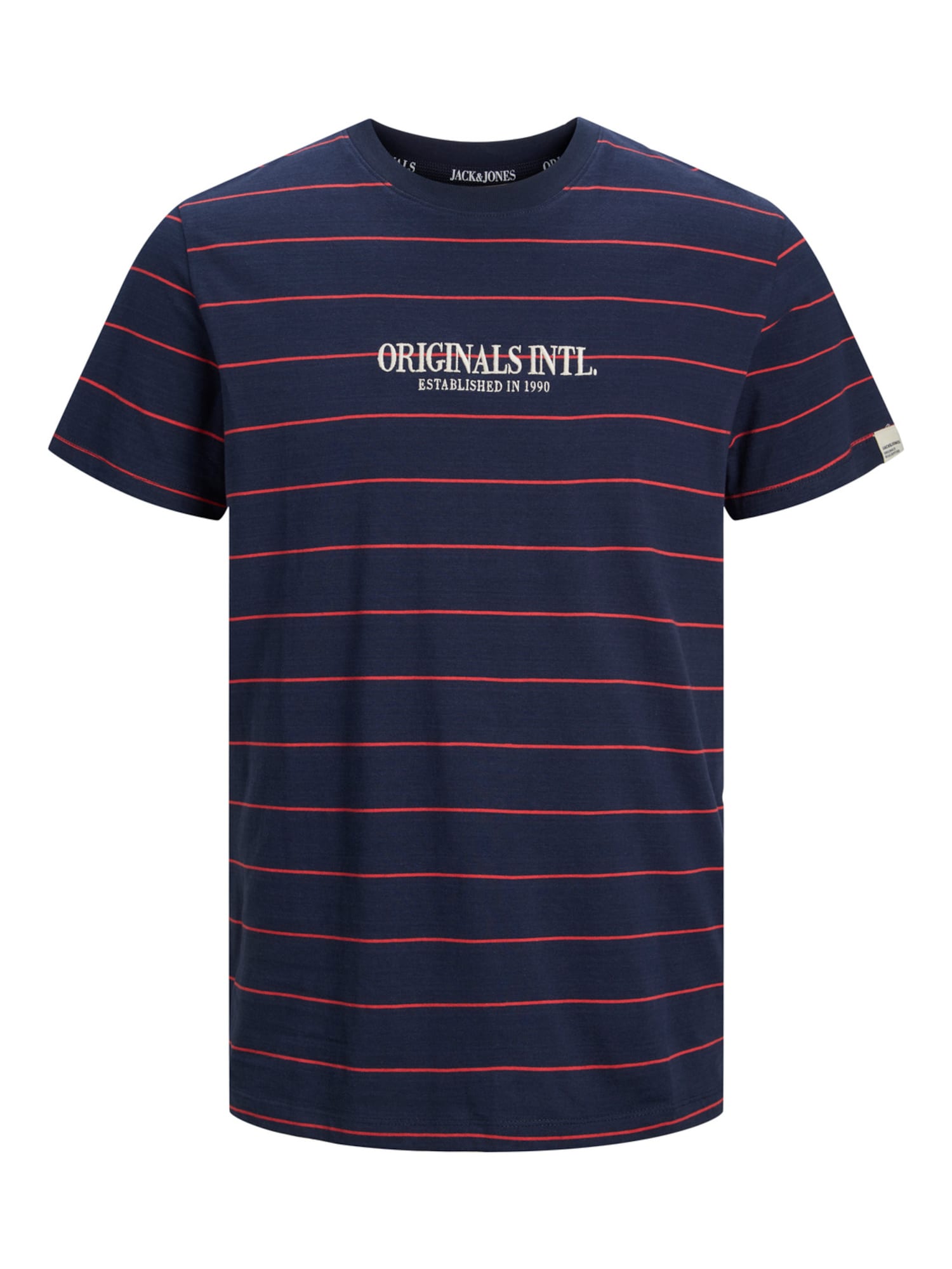 JACK & JONES Majica  modra / rdeča / bela