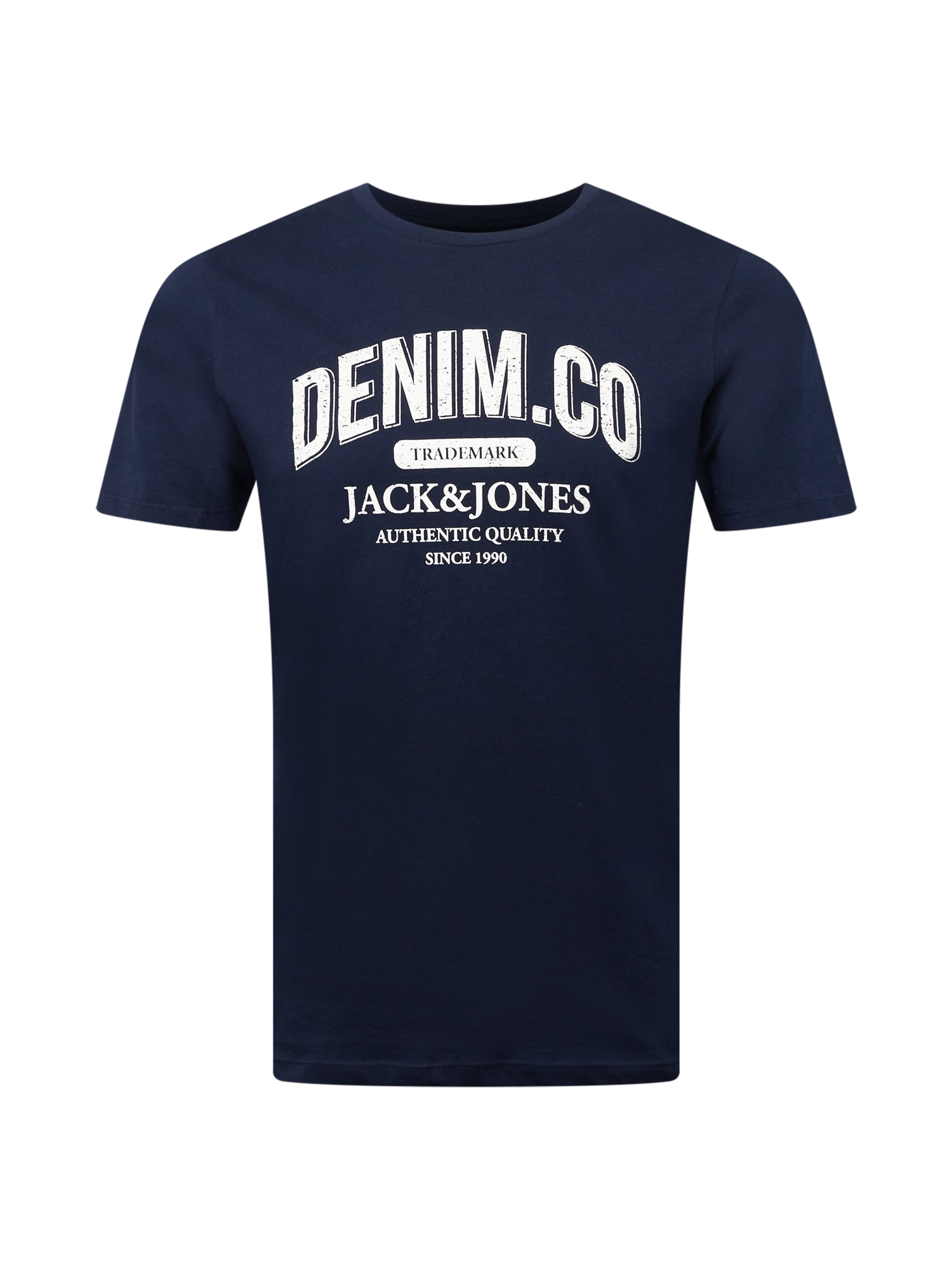 JACK & JONES Majica  mornarska / bela