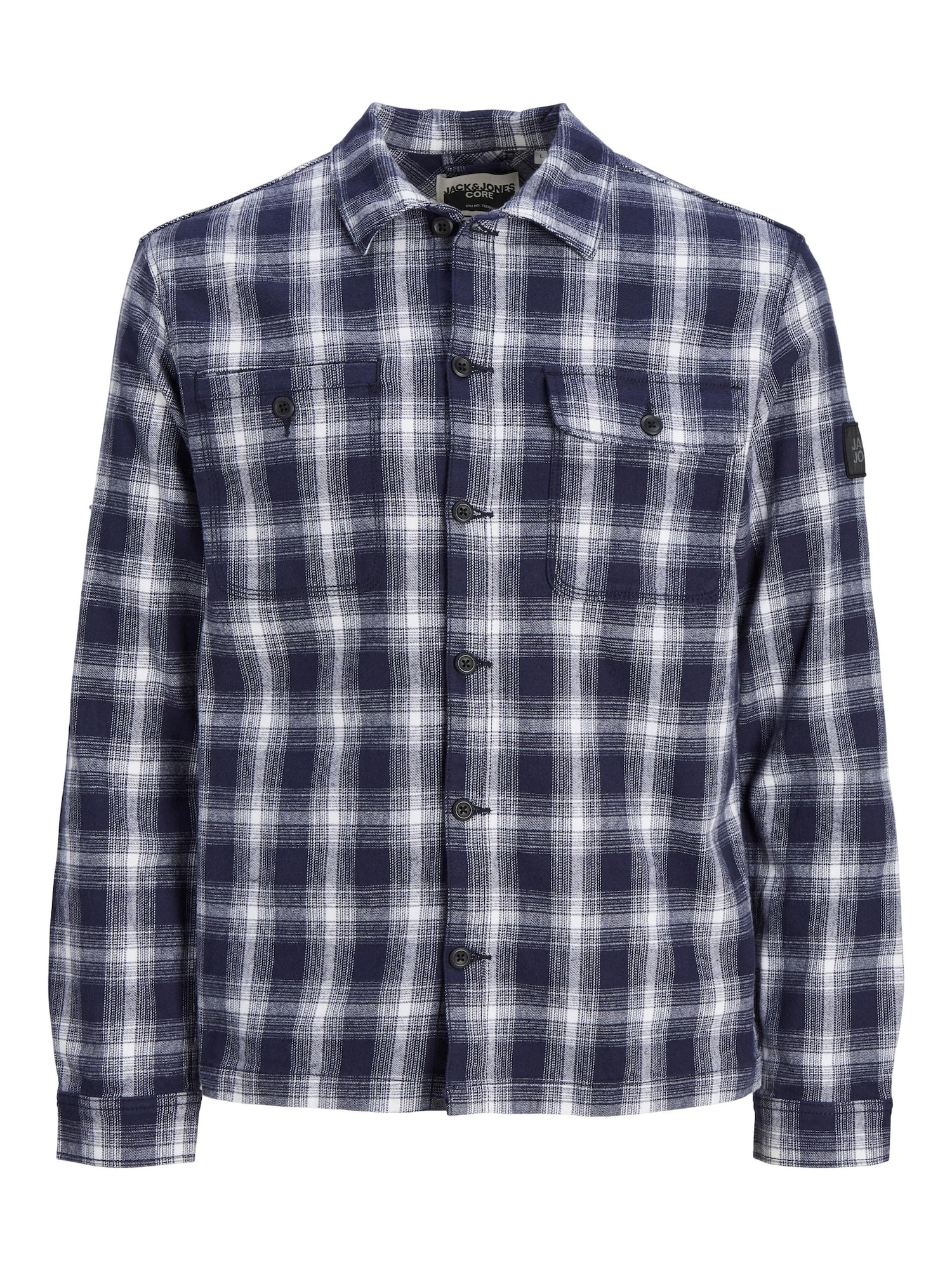 JACK & JONES Prehodna jakna 'Ben'  mornarska / bela