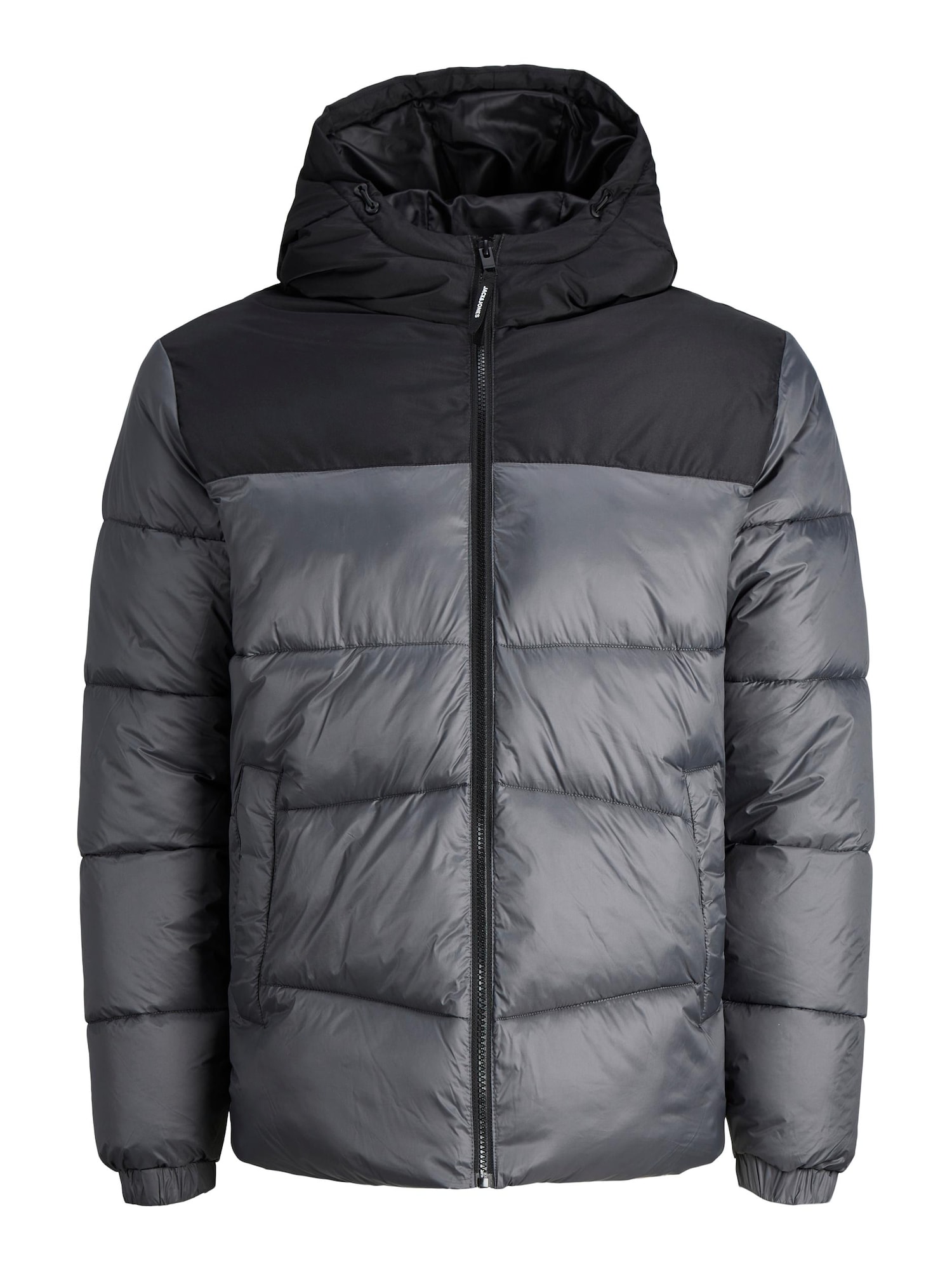 JACK & JONES Prehodna jakna 'Chili'  bazaltno siva / črna