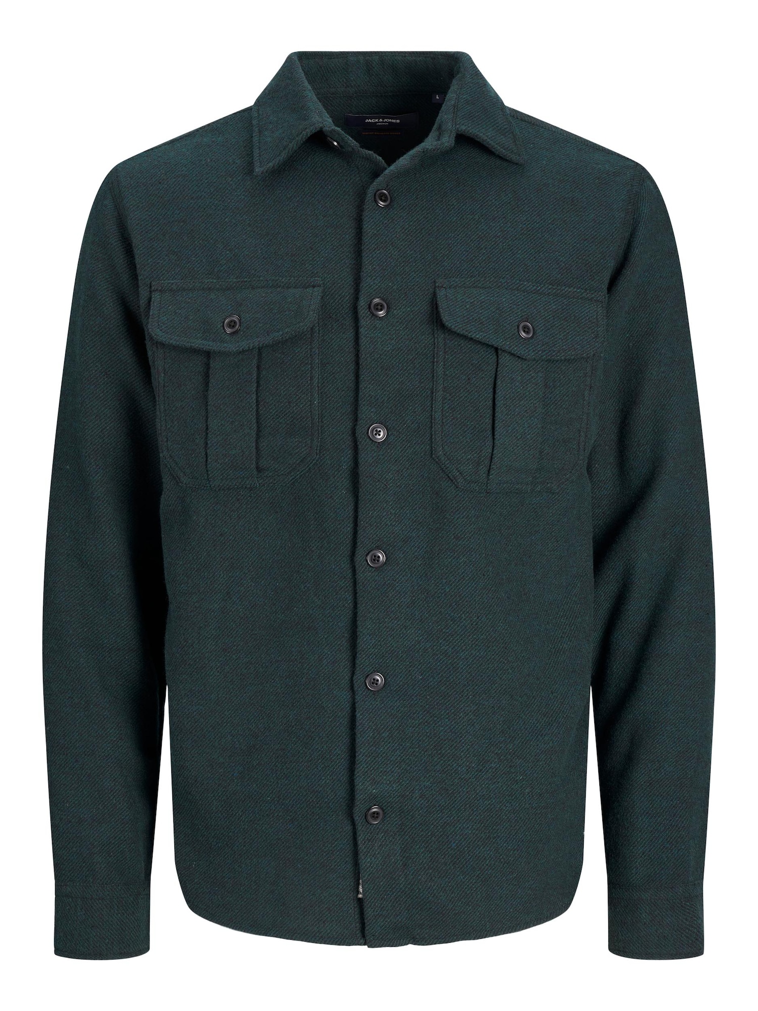 JACK & JONES Prehodna jakna 'Darren'  jelka / črna
