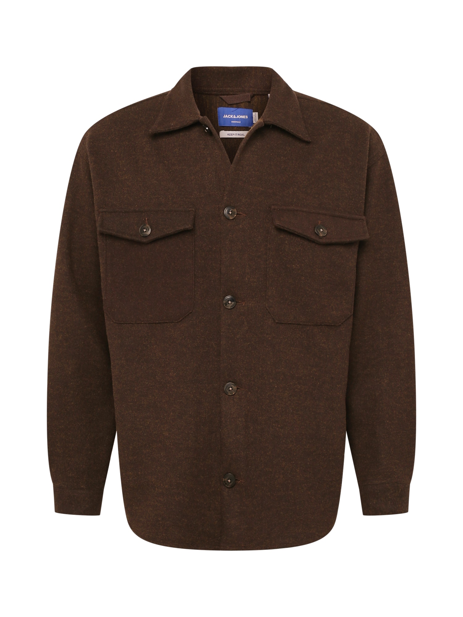 JACK & JONES Prehodna jakna 'OLLIE'  temno rjava