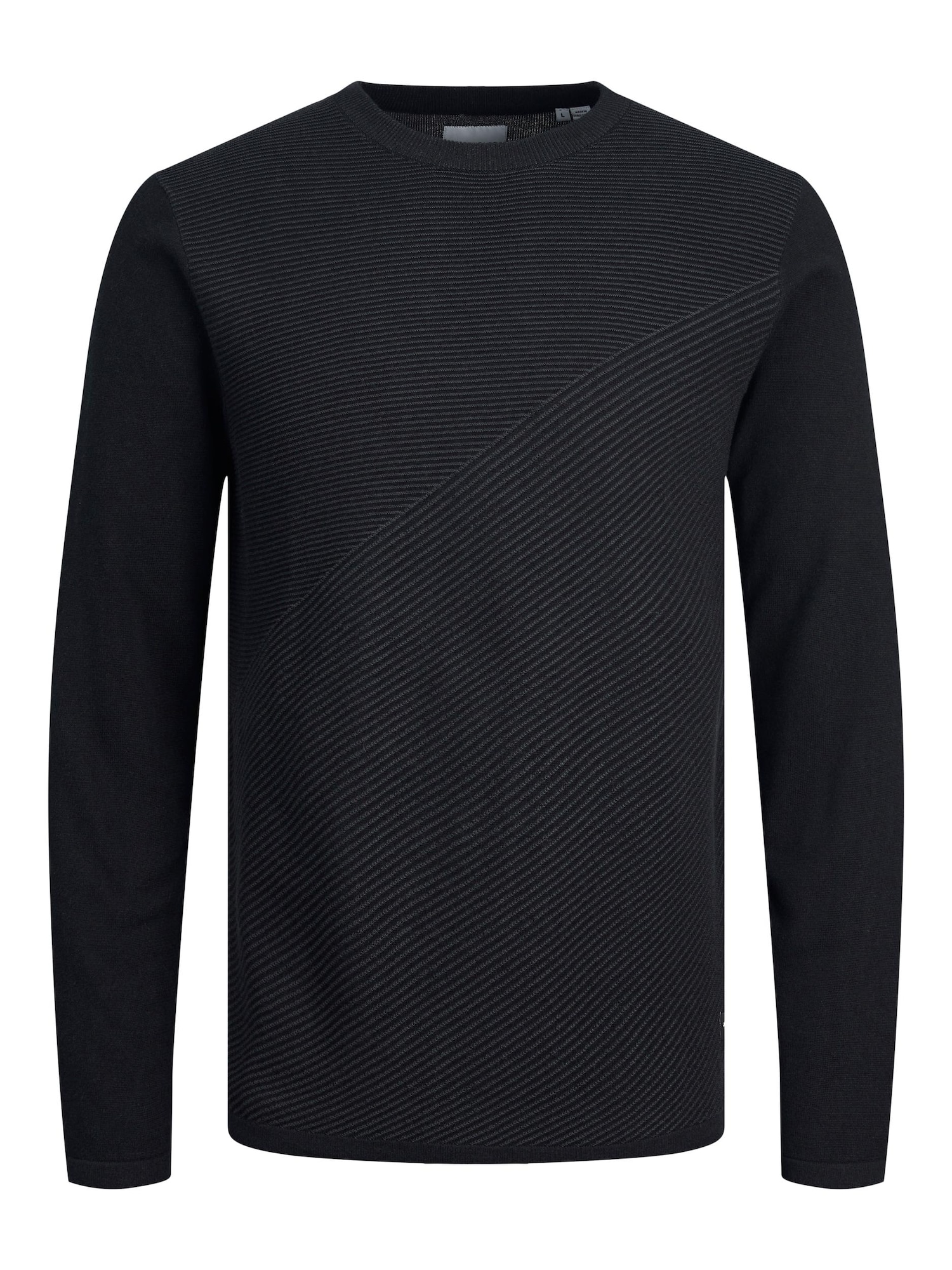 JACK & JONES Pulover 'Ben'  siva / antracit