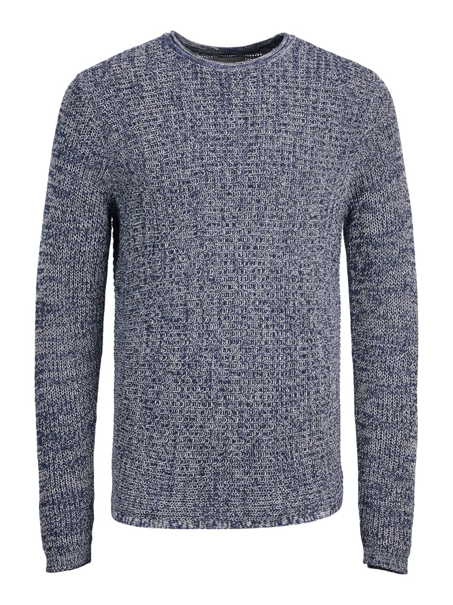 JACK & JONES Pulover 'Phil'  mornarska / bela