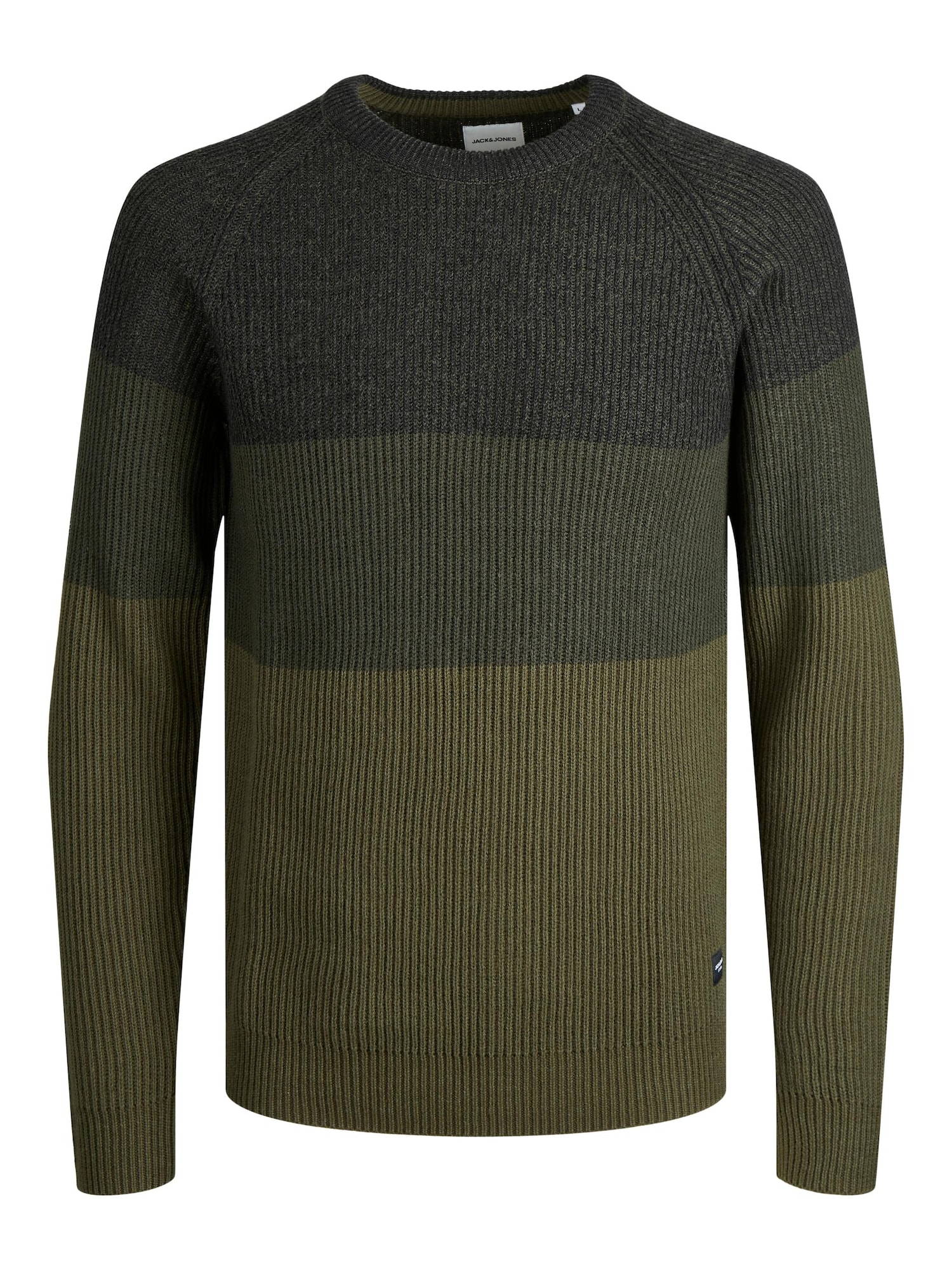 JACK & JONES Pulover  kaki / oliva / temno zelena