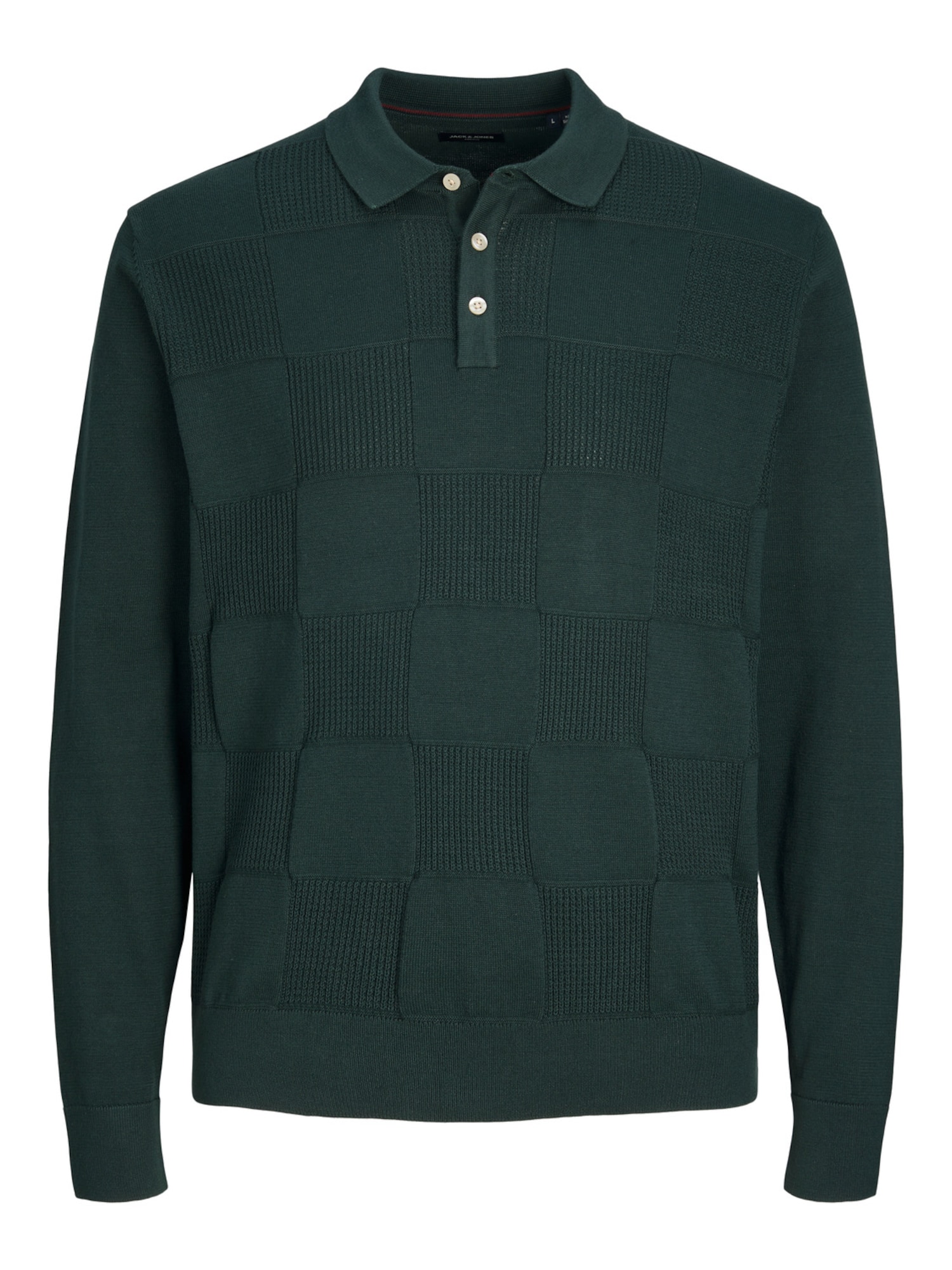 JACK & JONES Pulover  temno zelena