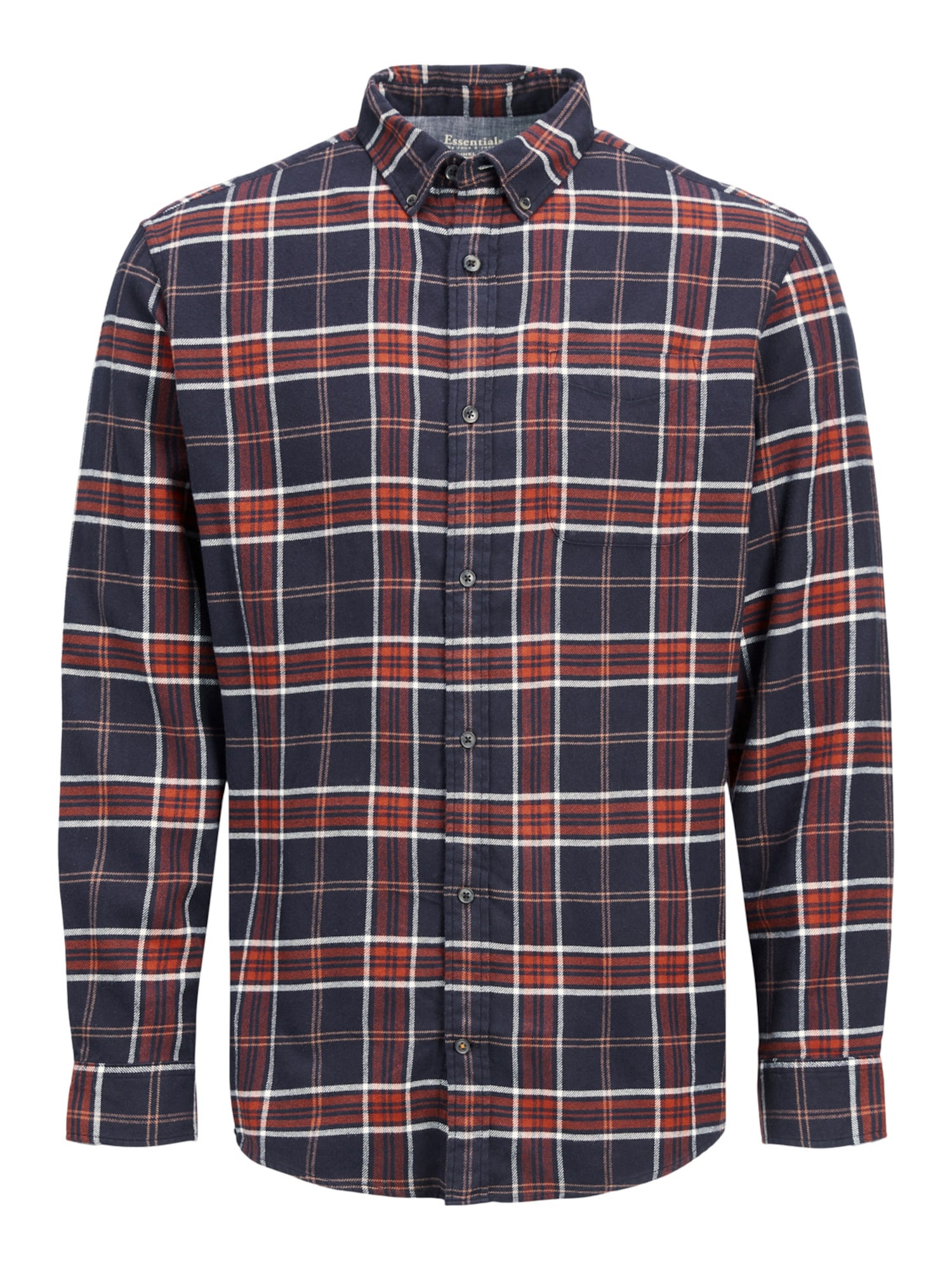JACK & JONES Srajca  mornarska / marelica / rdeča / bela