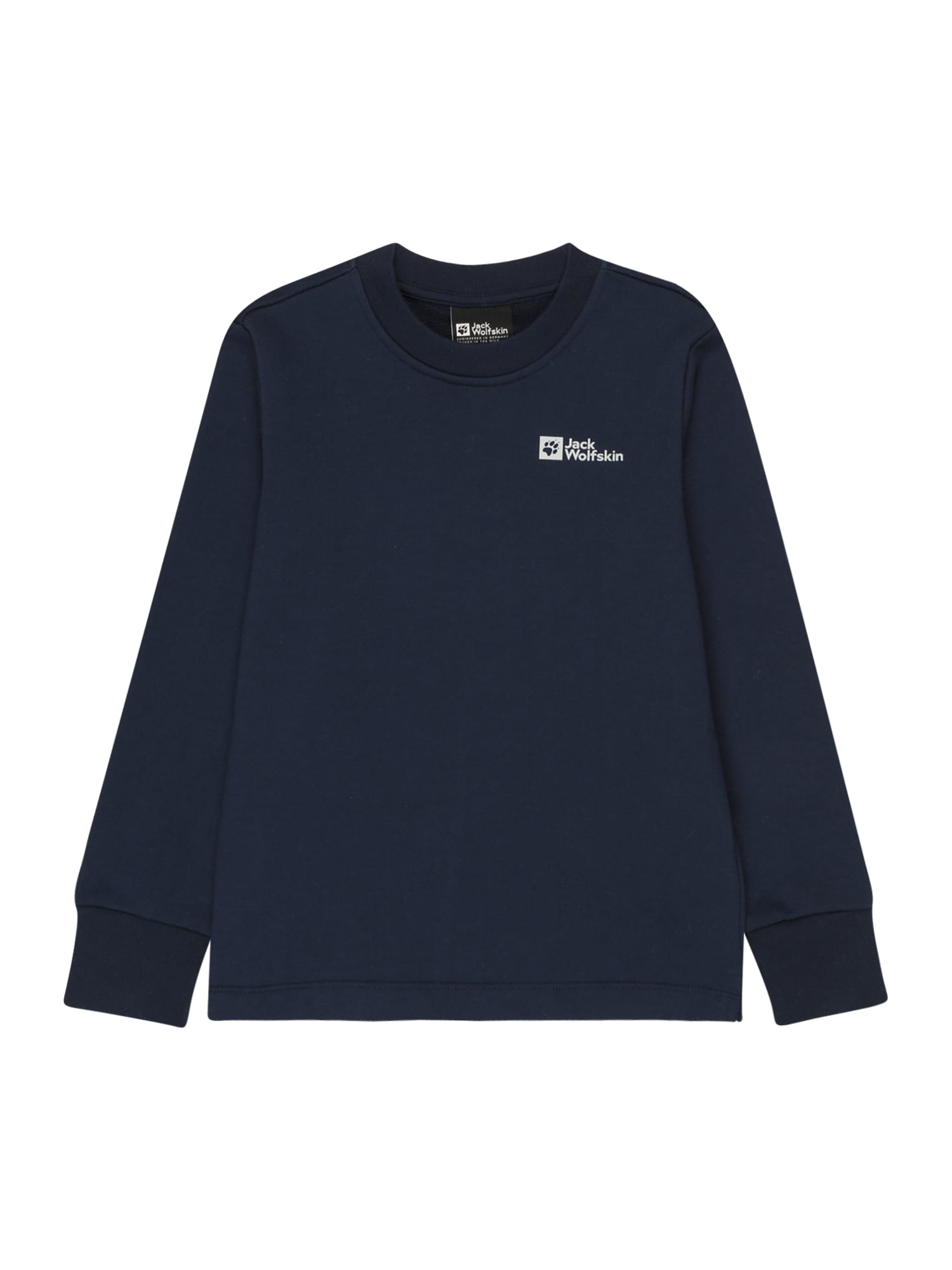 JACK WOLFSKIN Majica  mornarska / bela