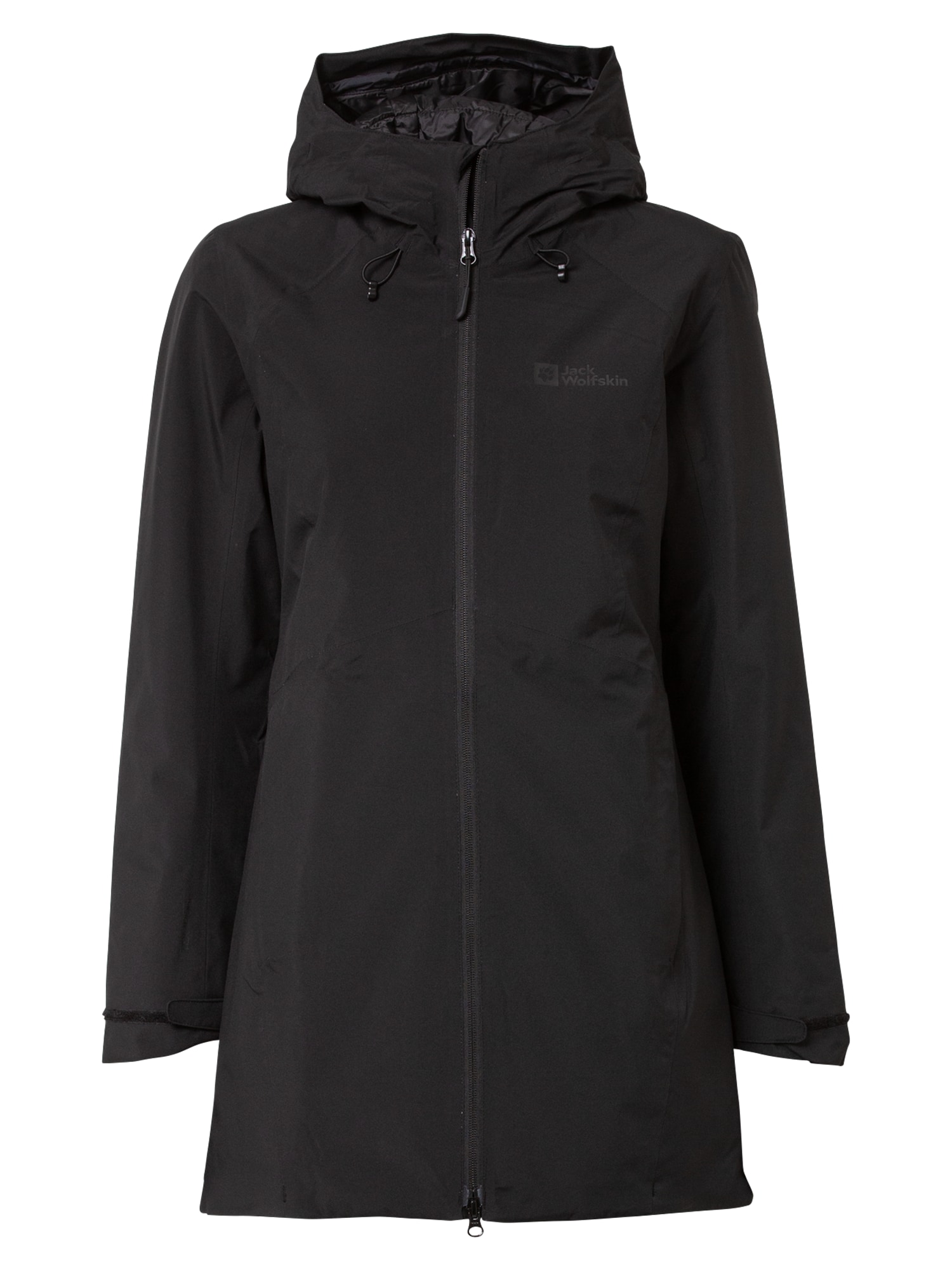 JACK WOLFSKIN Zunanja jakna 'Heidelstein'  črna