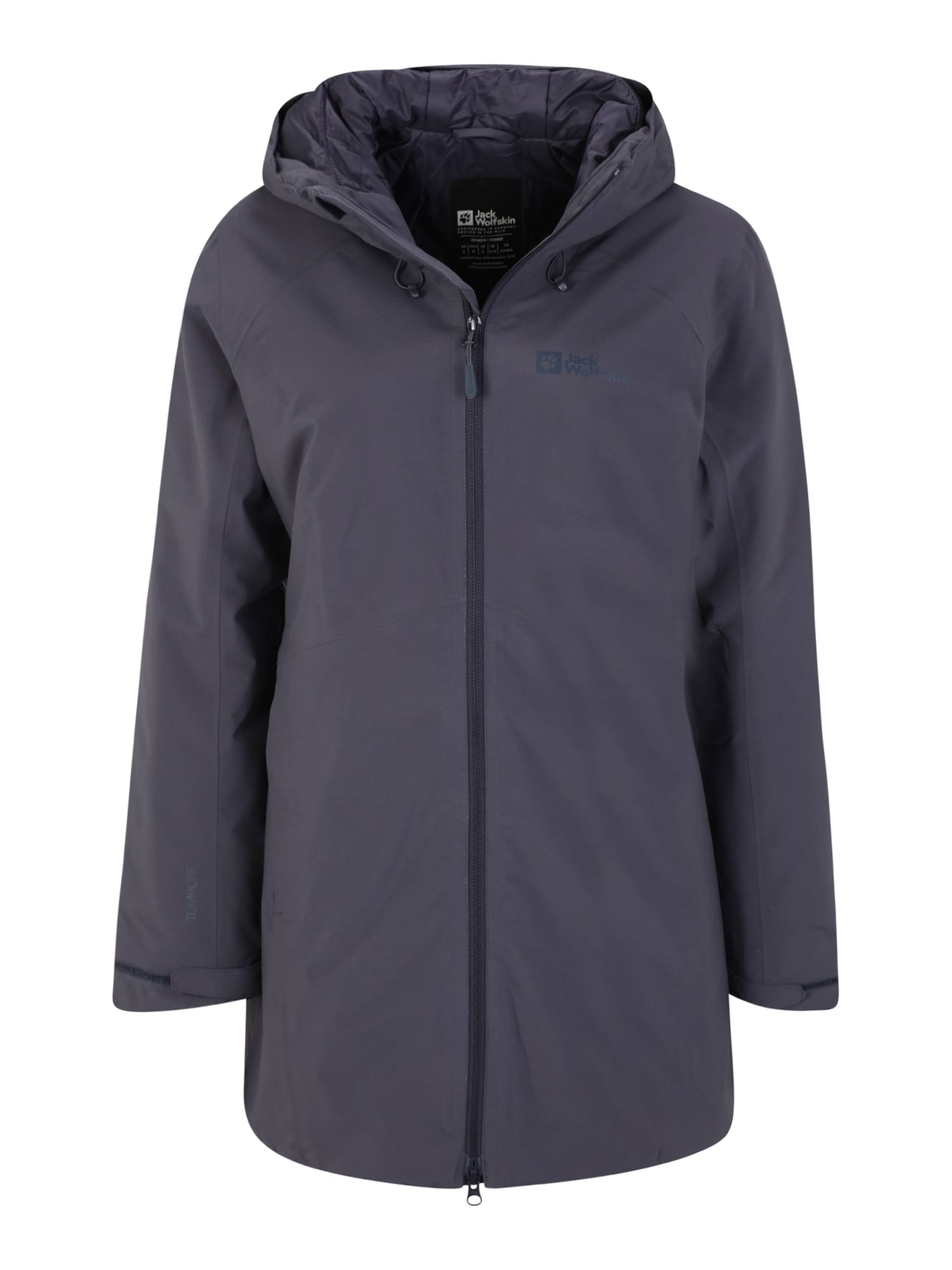 JACK WOLFSKIN Zunanja jakna 'Heidelstein'  mornarska / grafit