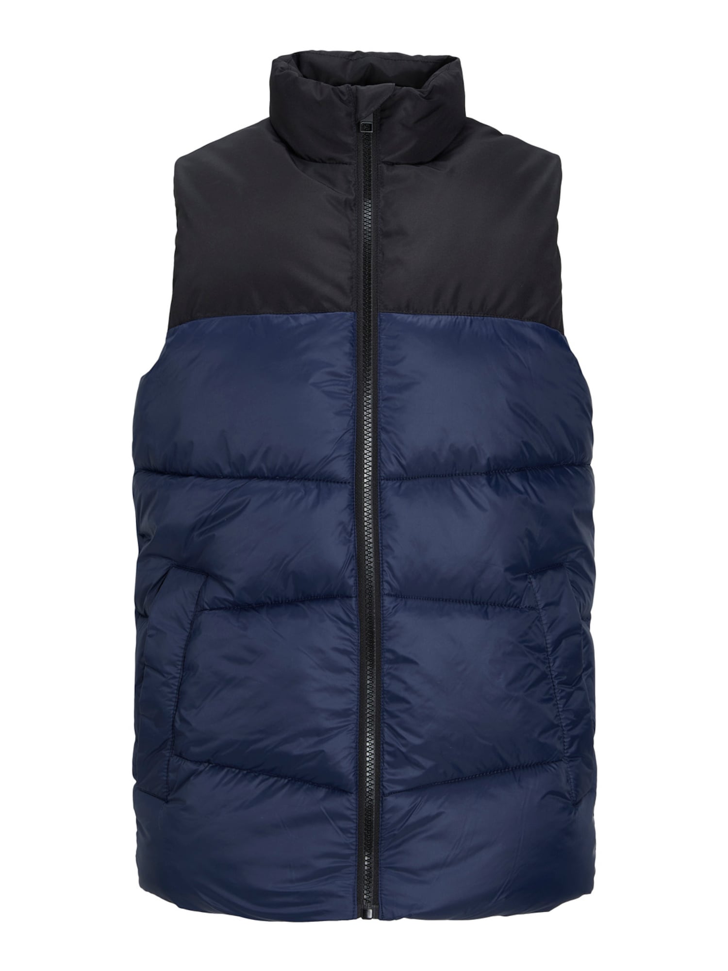 Jack & Jones Junior Brezrokavnik 'Chili'  mornarska / črna