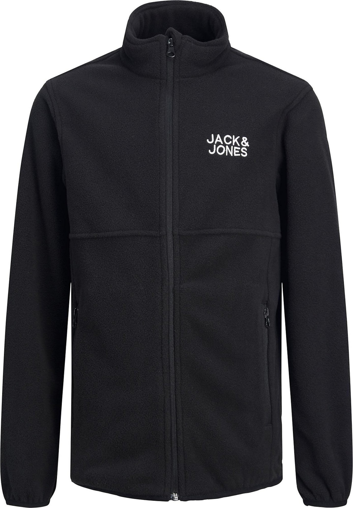 Jack & Jones Junior Jopa iz flisa 'Hyper'  črna / bela
