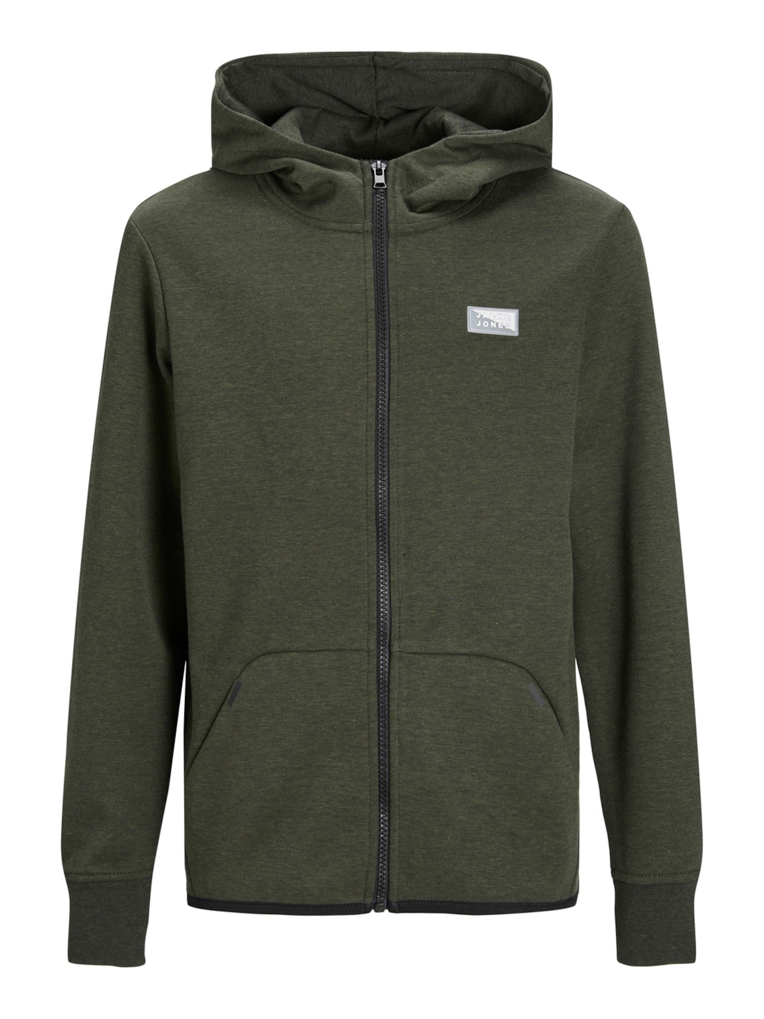 Jack & Jones Junior Jopa na zadrgo  zelena / bela