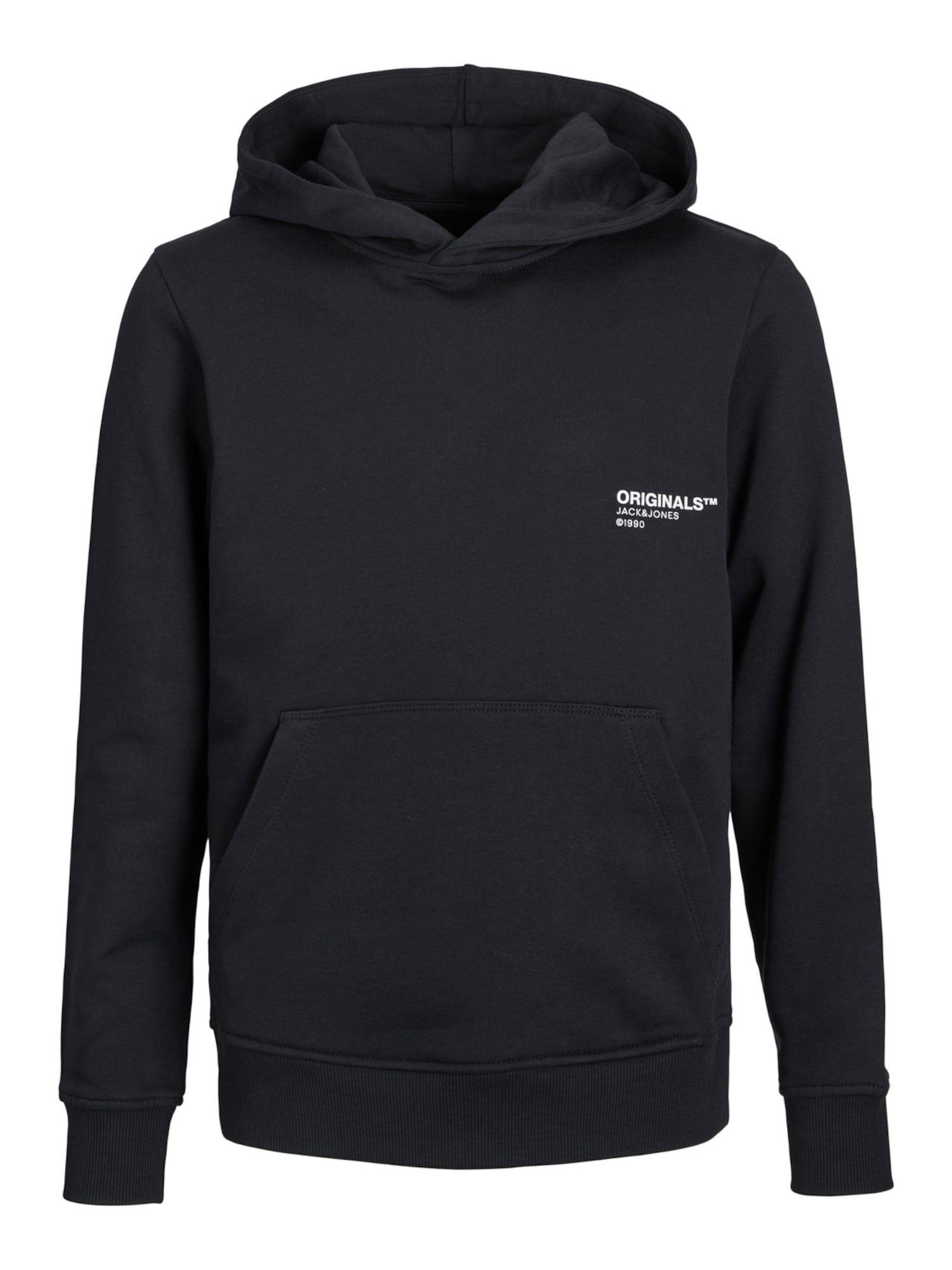 Jack & Jones Junior Majica 'Clean'  črna / bela