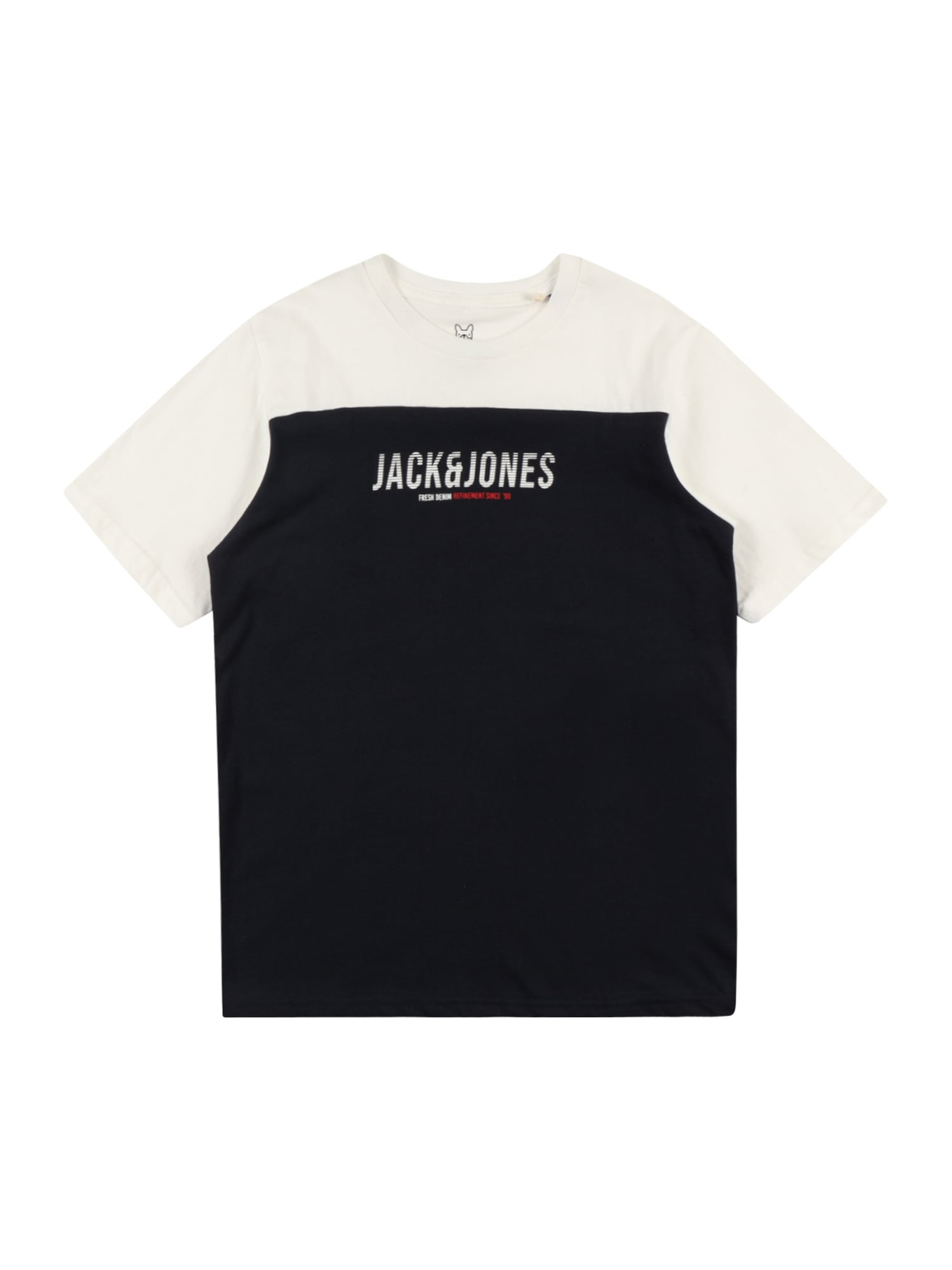 Jack & Jones Junior Majica 'Dan'  modra / naravno bela