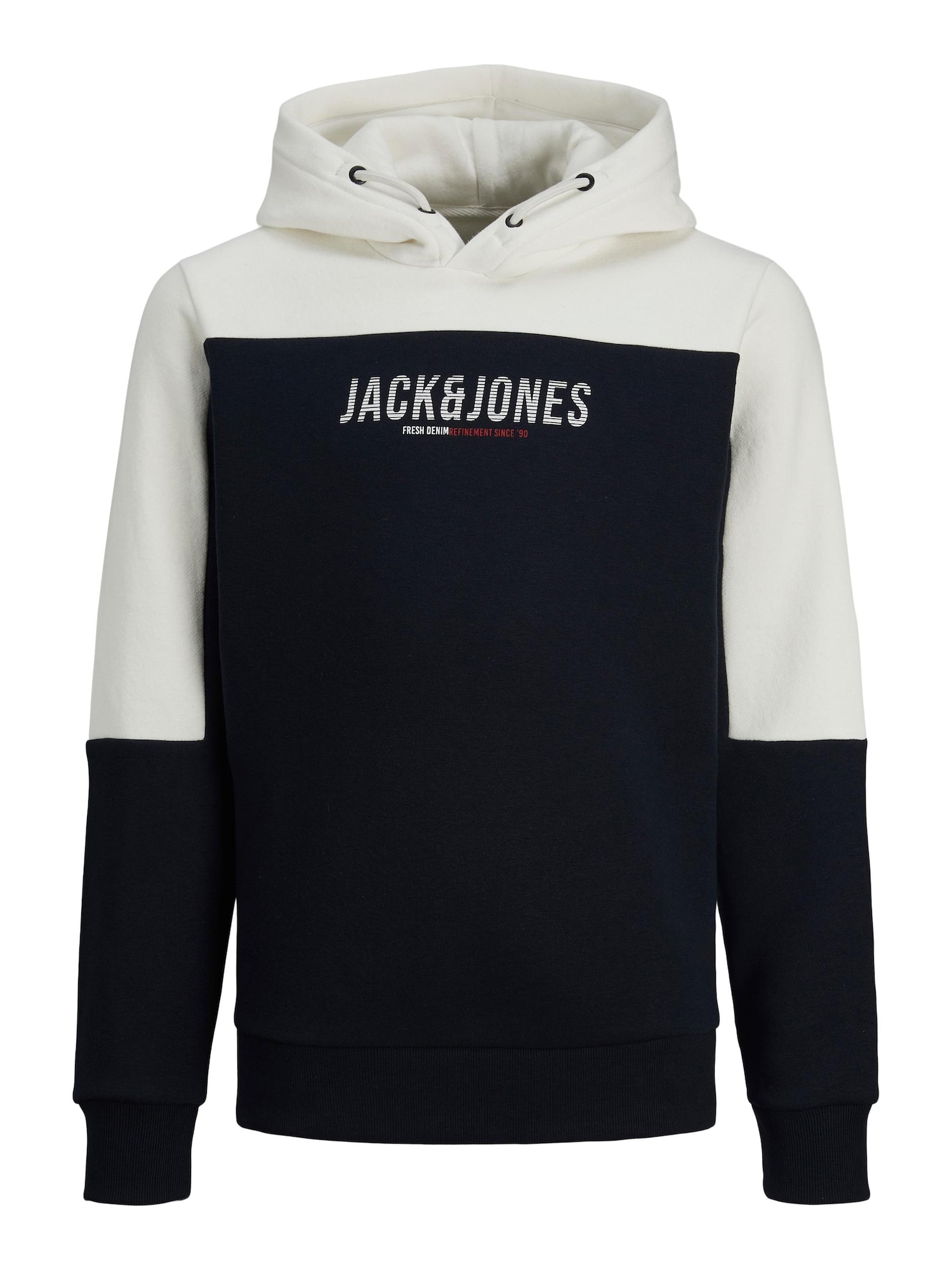 Jack & Jones Junior Majica 'Edan'  nočno modra / rdeča / bela