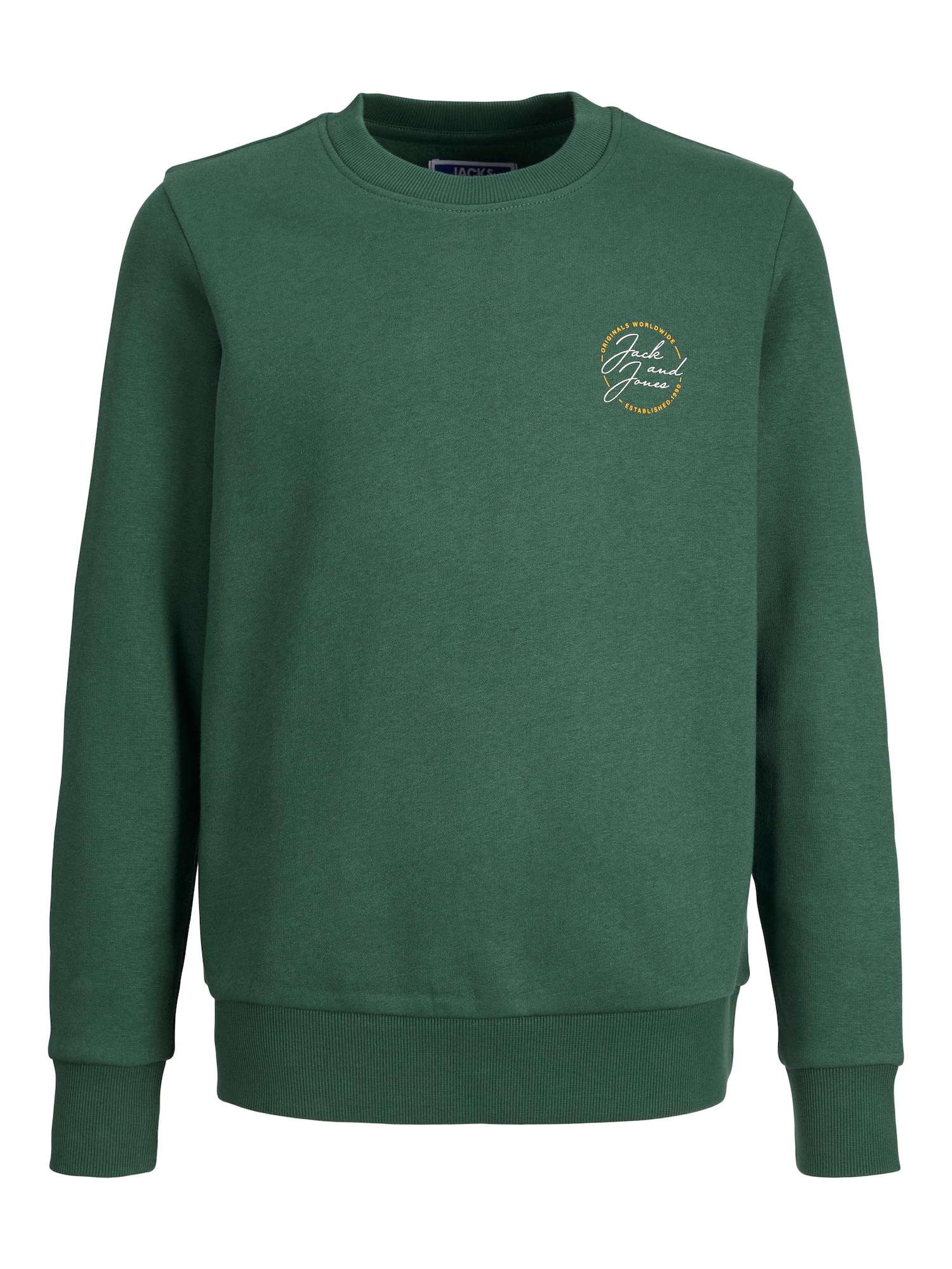 Jack & Jones Junior Majica 'Jerry'  rumena / temno zelena / bela
