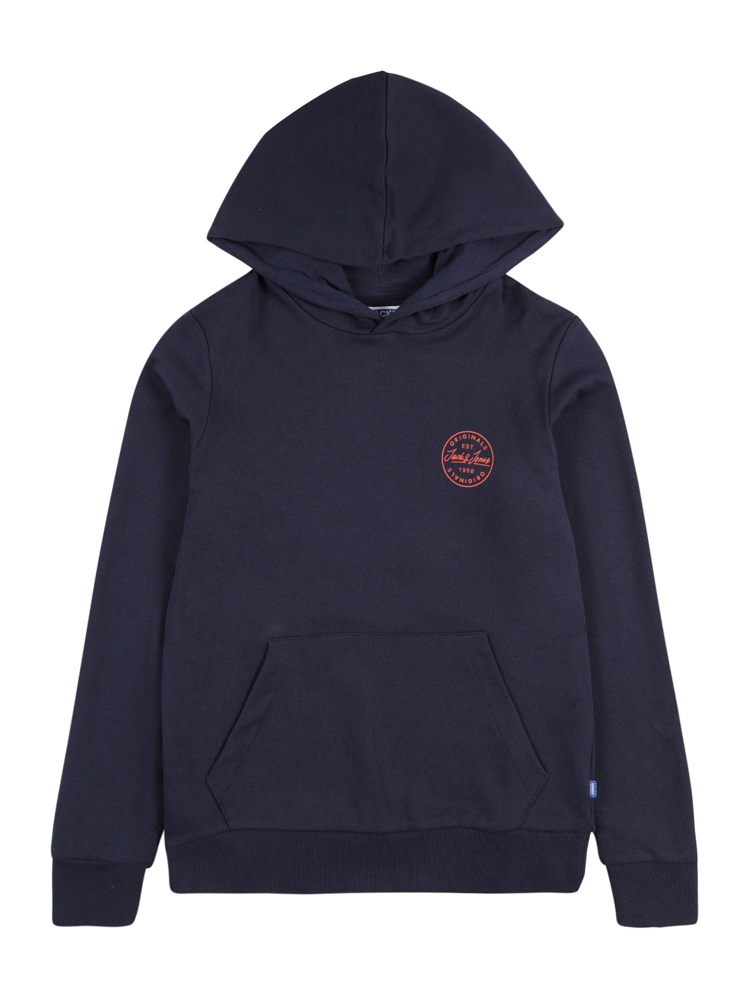 Jack & Jones Junior Majica 'Shark'  mornarska / oranžna