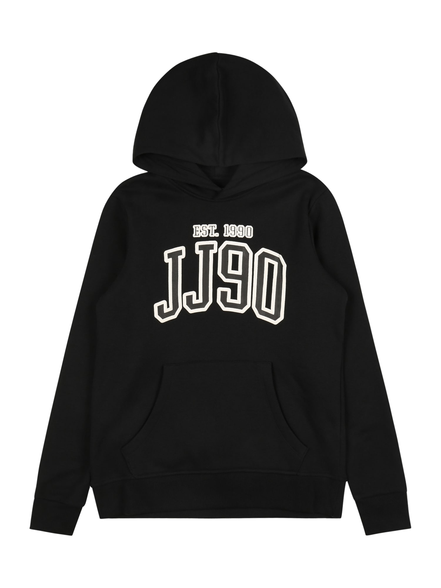 Jack & Jones Junior Majica  črna / bela
