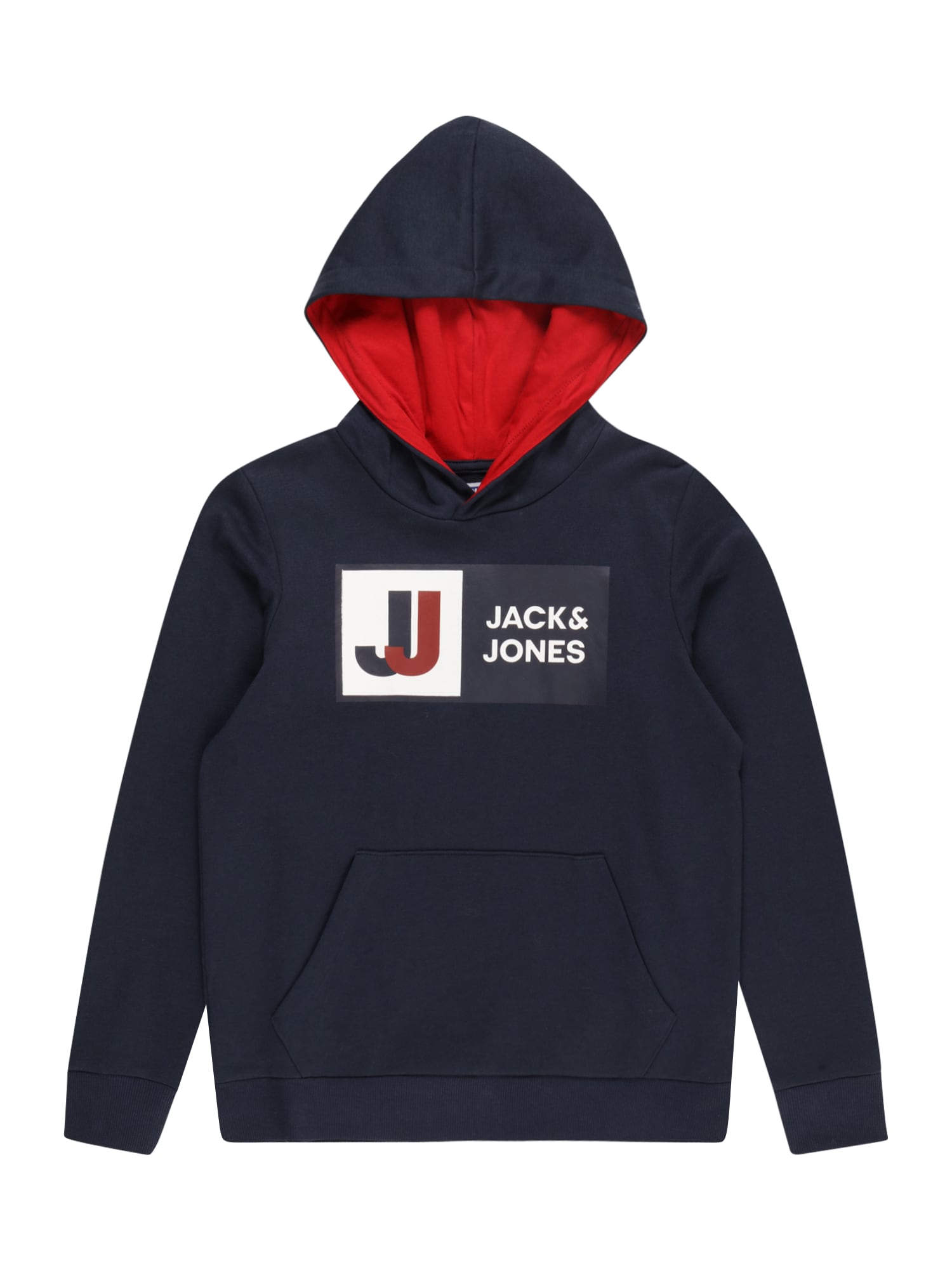 Jack & Jones Junior Majica  mornarska / rdeča / bela