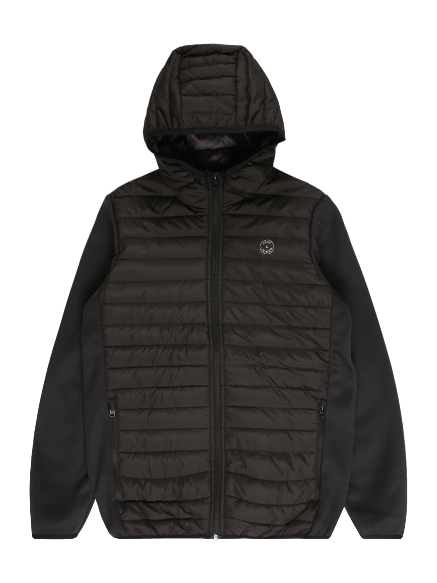 Jack & Jones Junior Prehodna jakna  siva / črna