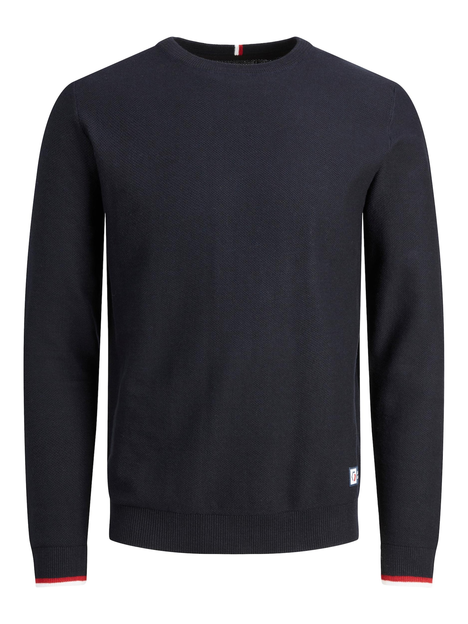 Jack & Jones Junior Pulover 'Logan'  mornarska / rdeča / bela