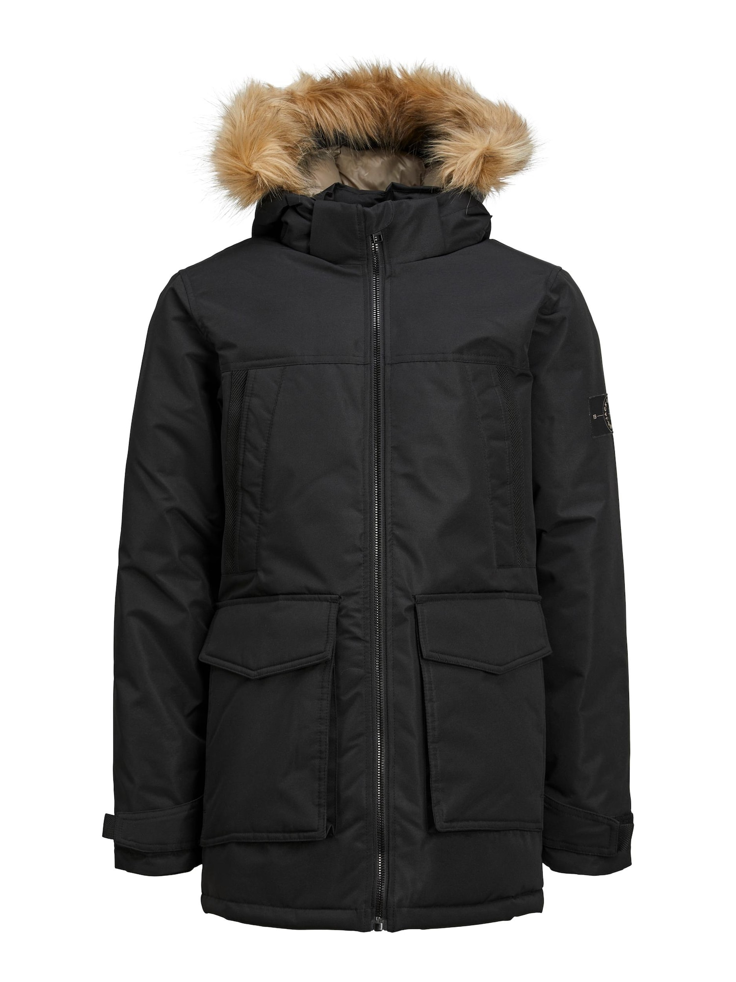 Jack & Jones Junior Zimska jakna 'Craft'  črna