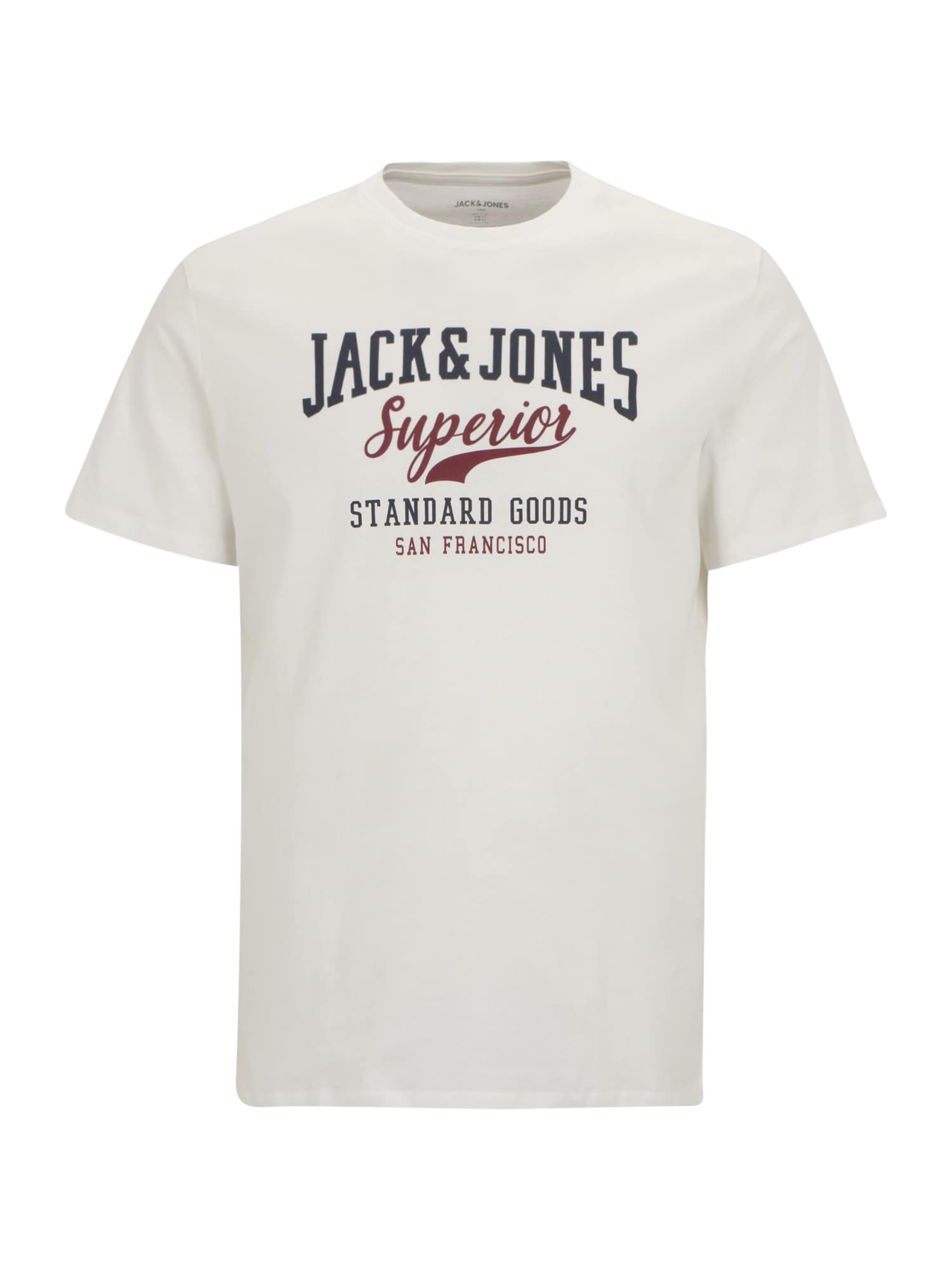 Jack & Jones Plus Majica  modra / rdeča / bela