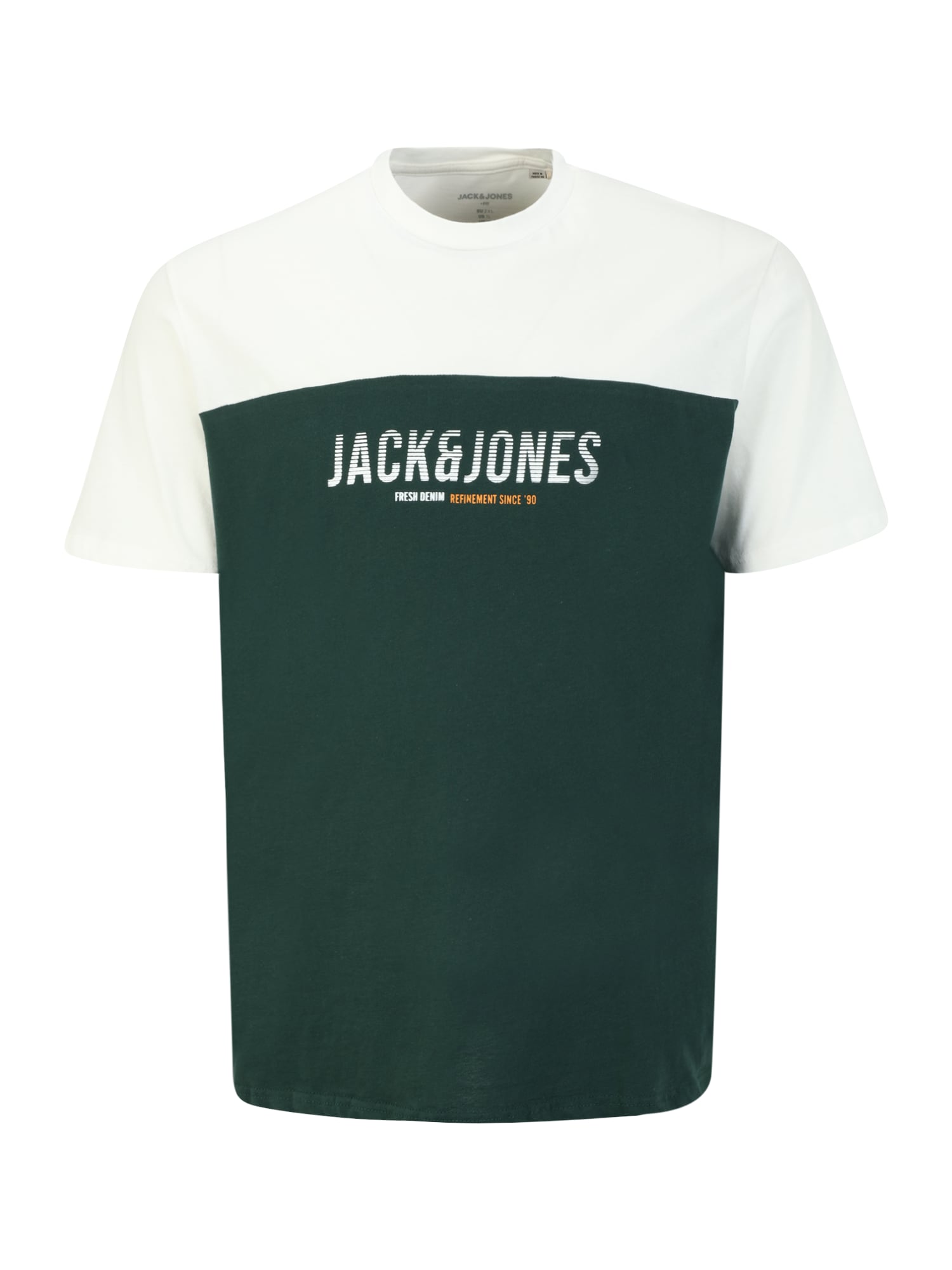 Jack & Jones Plus Majica  rumena / zelena / bela