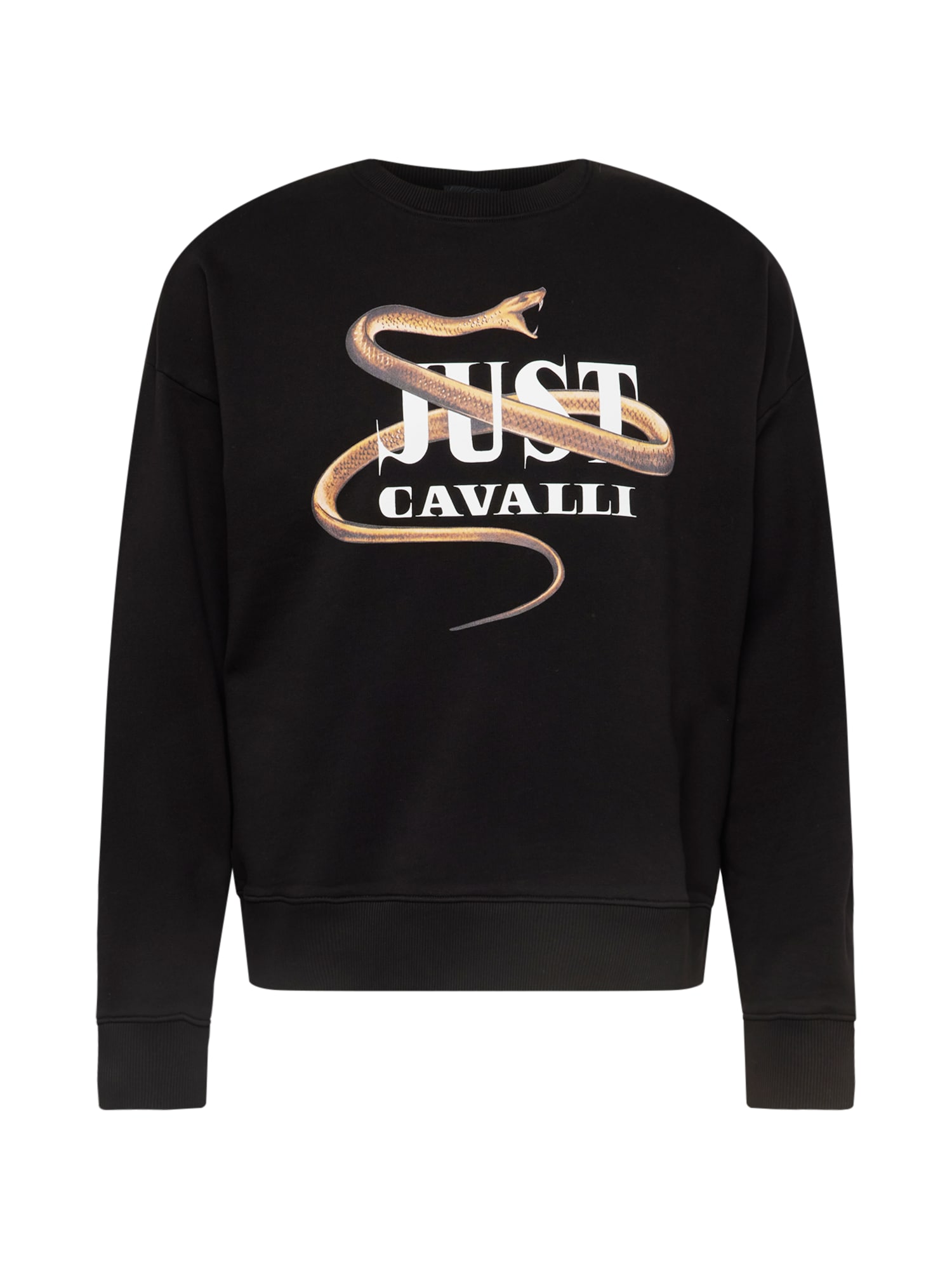 Just Cavalli Majica  zlato-rumena / črna / bela