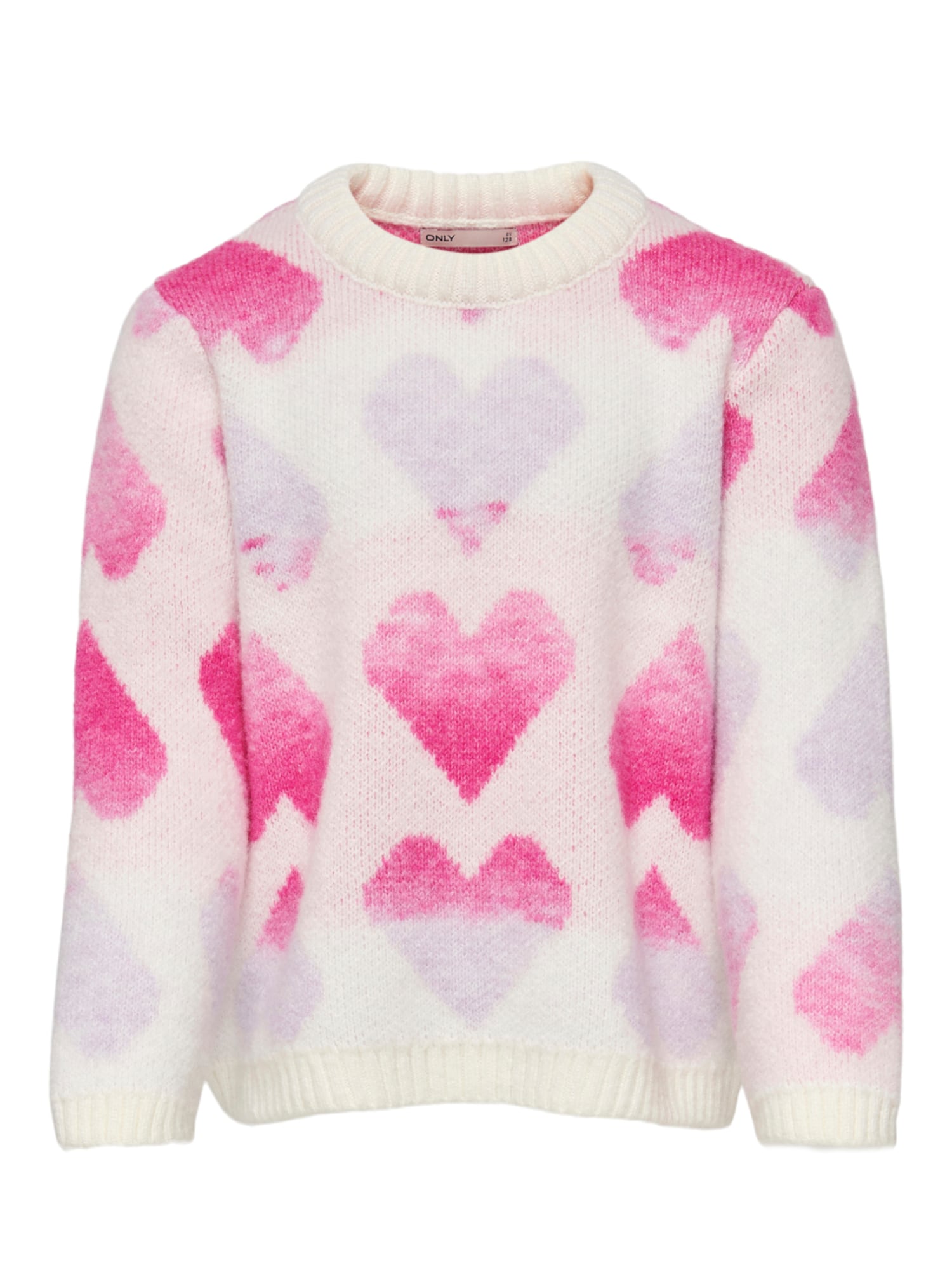 KIDS ONLY Pulover 'Aida'  pastelno lila / magenta / pastelno roza / bela