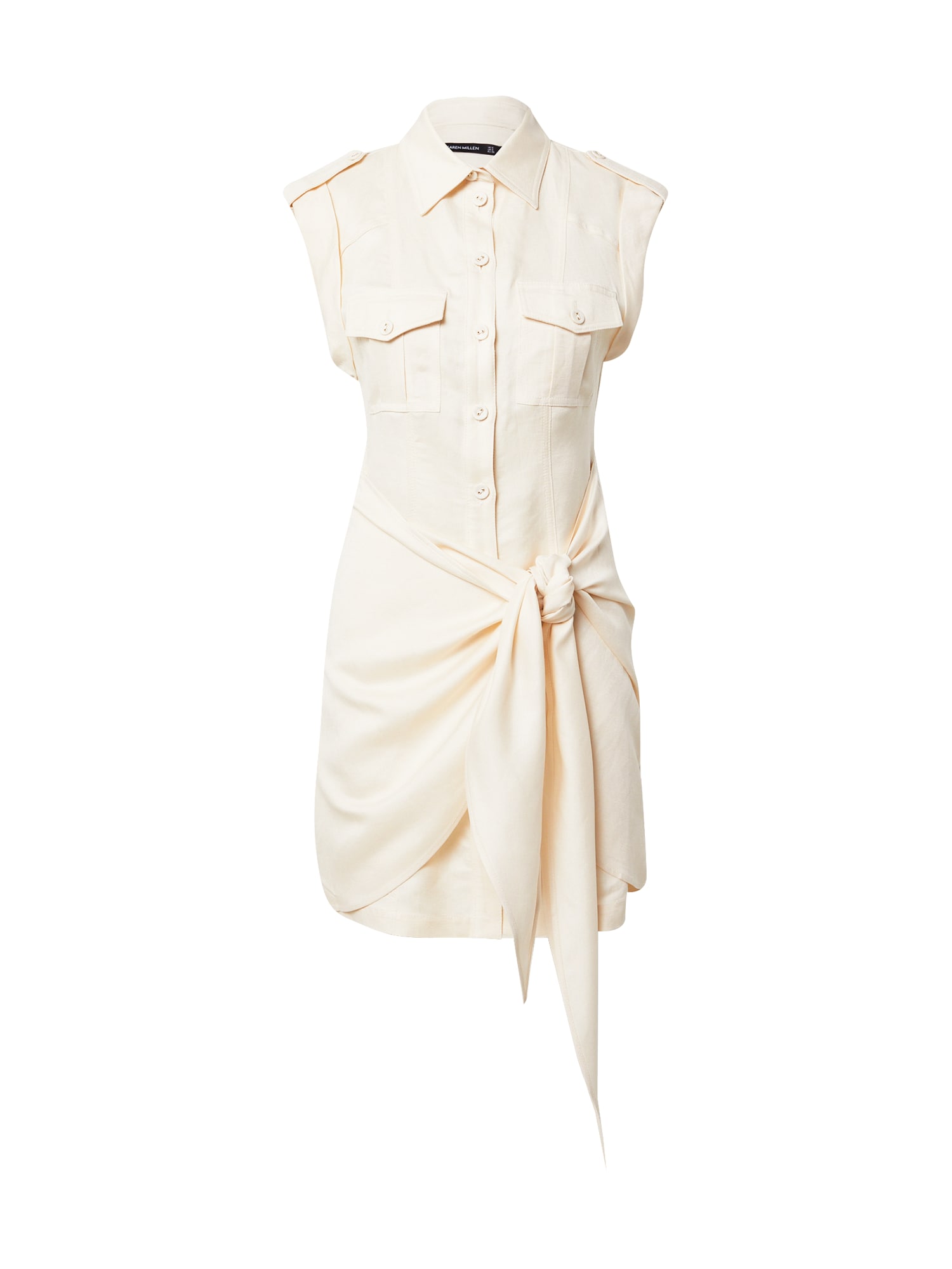 Karen Millen Dolga srajca  kremna