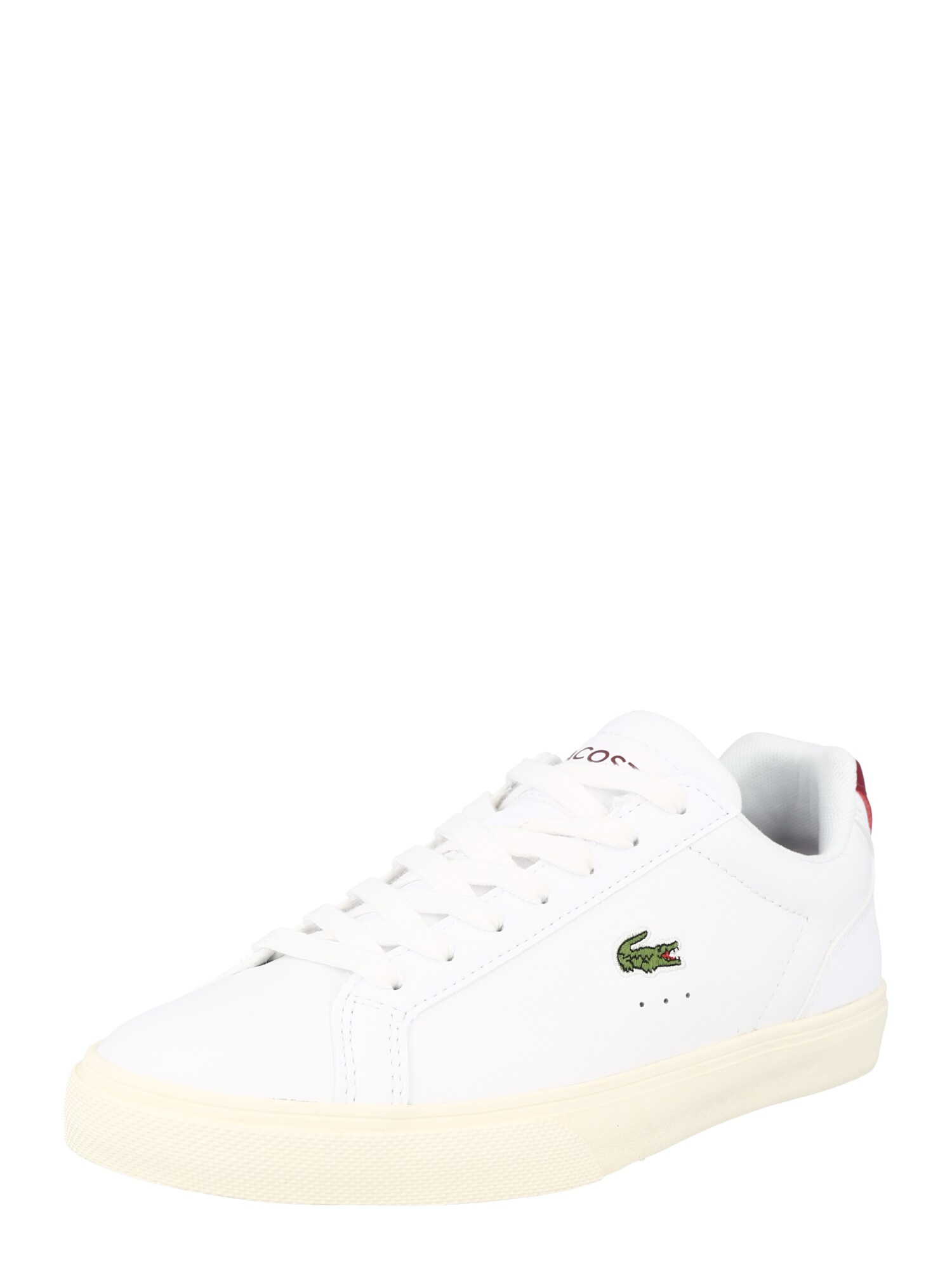 LACOSTE Nizke superge 'LEROND'  zelena / rdeča / bordo / bela