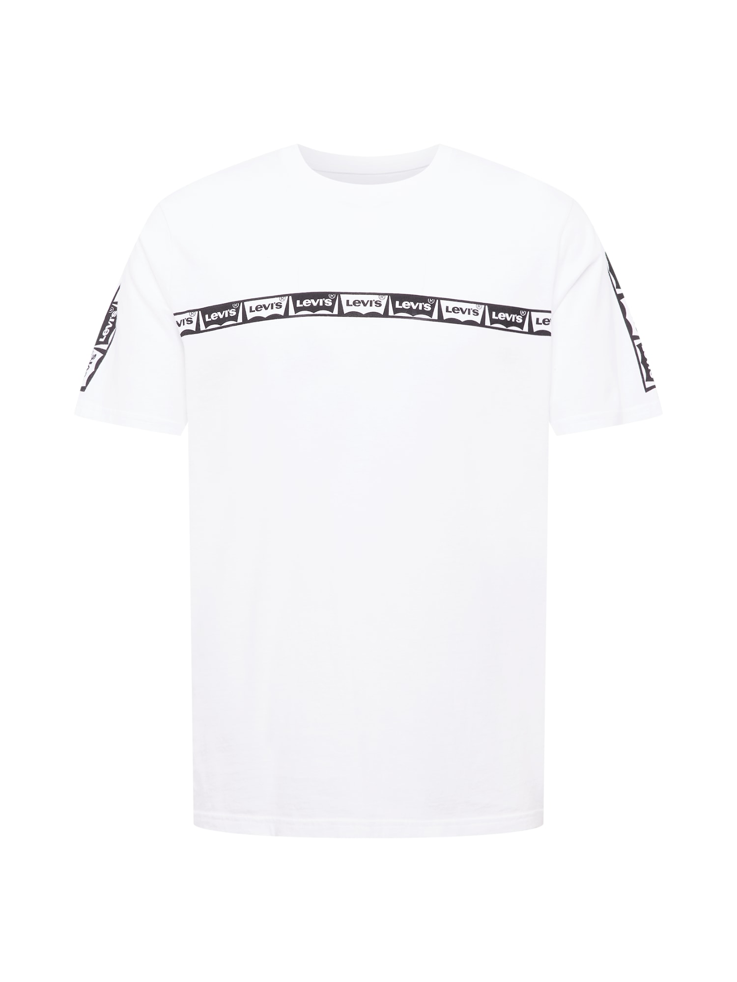 LEVI'S Majica  črna / bela