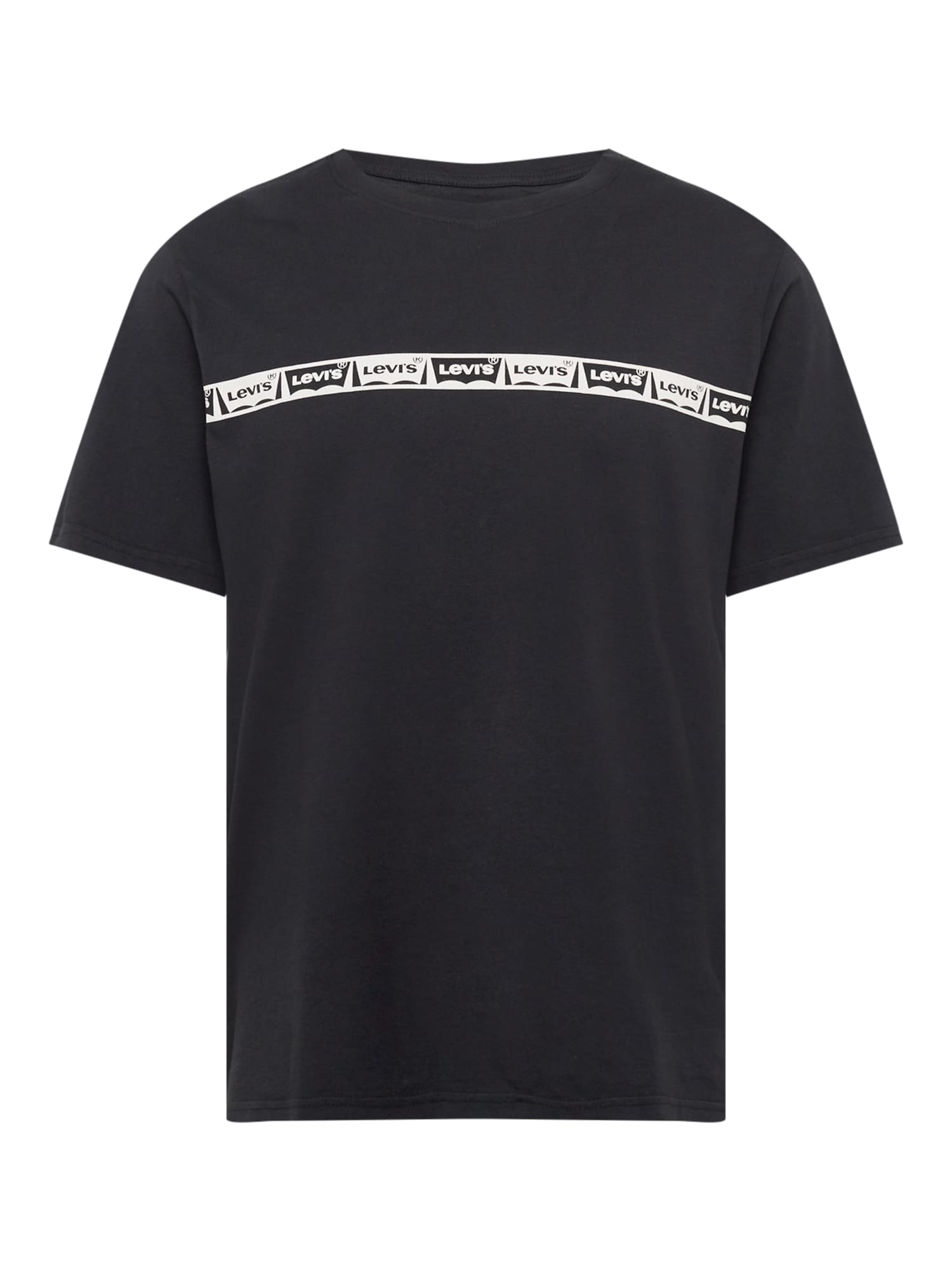 LEVI'S Majica  črna / bela