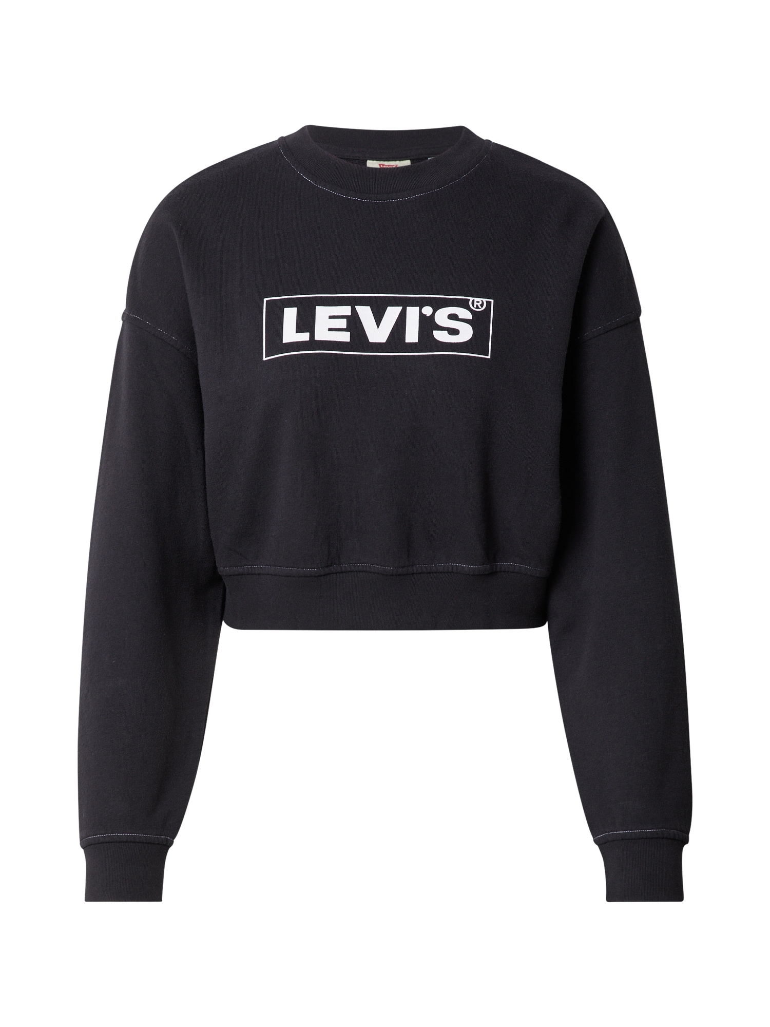 LEVI'S Majica  črna / bela