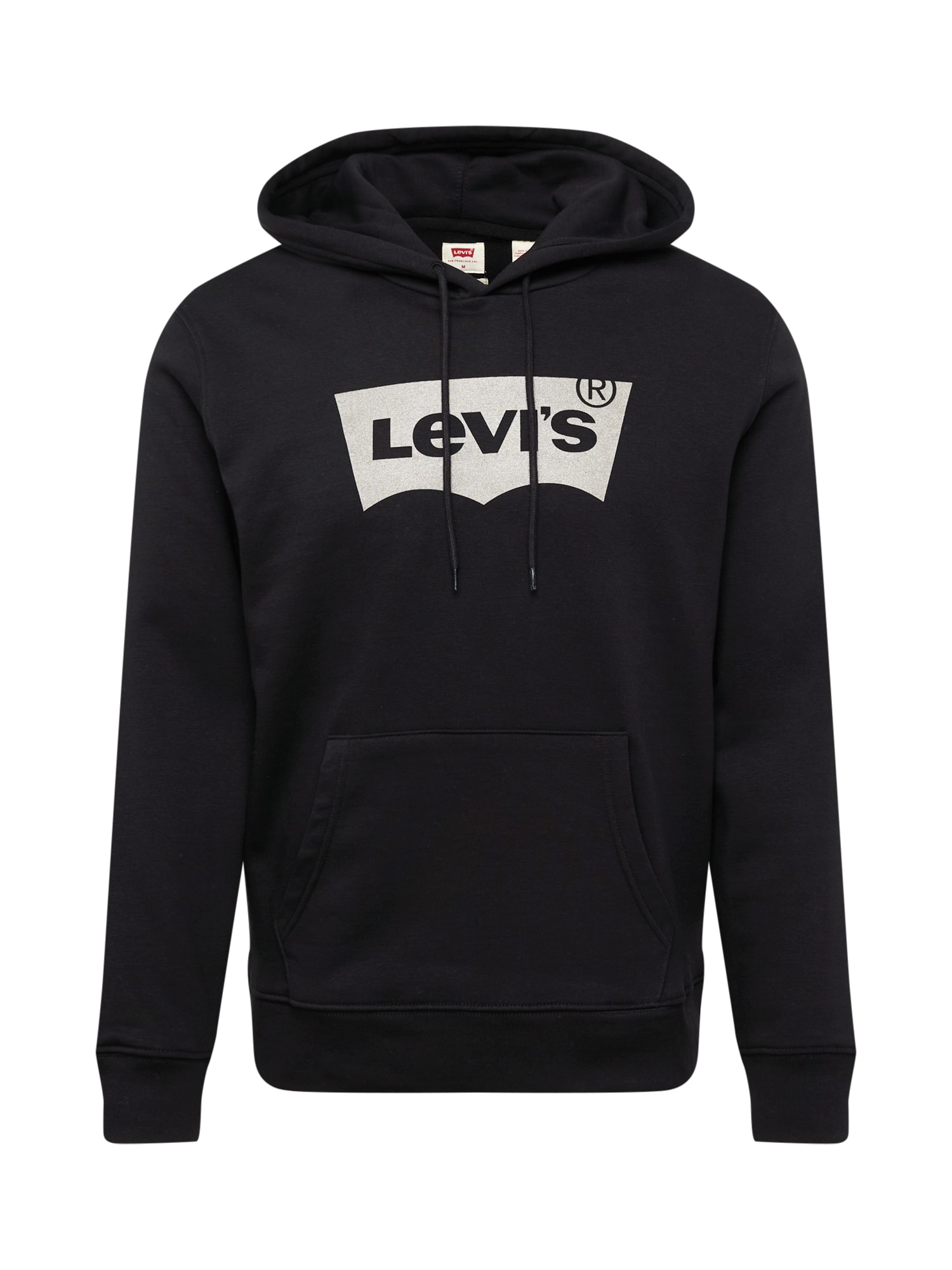 LEVI'S Majica  črna / srebrna