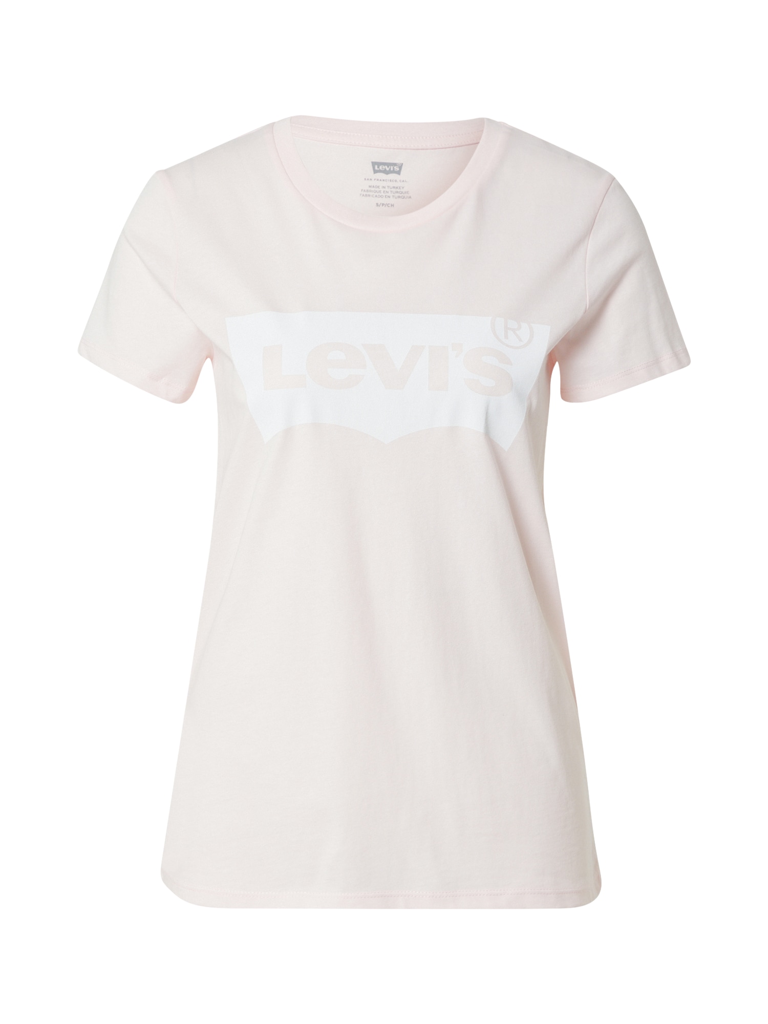 LEVI'S Majica  pastelno roza / bela