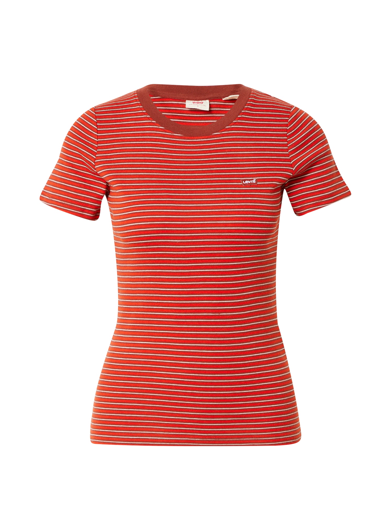LEVI'S Majica  rjava / rdeča / bela
