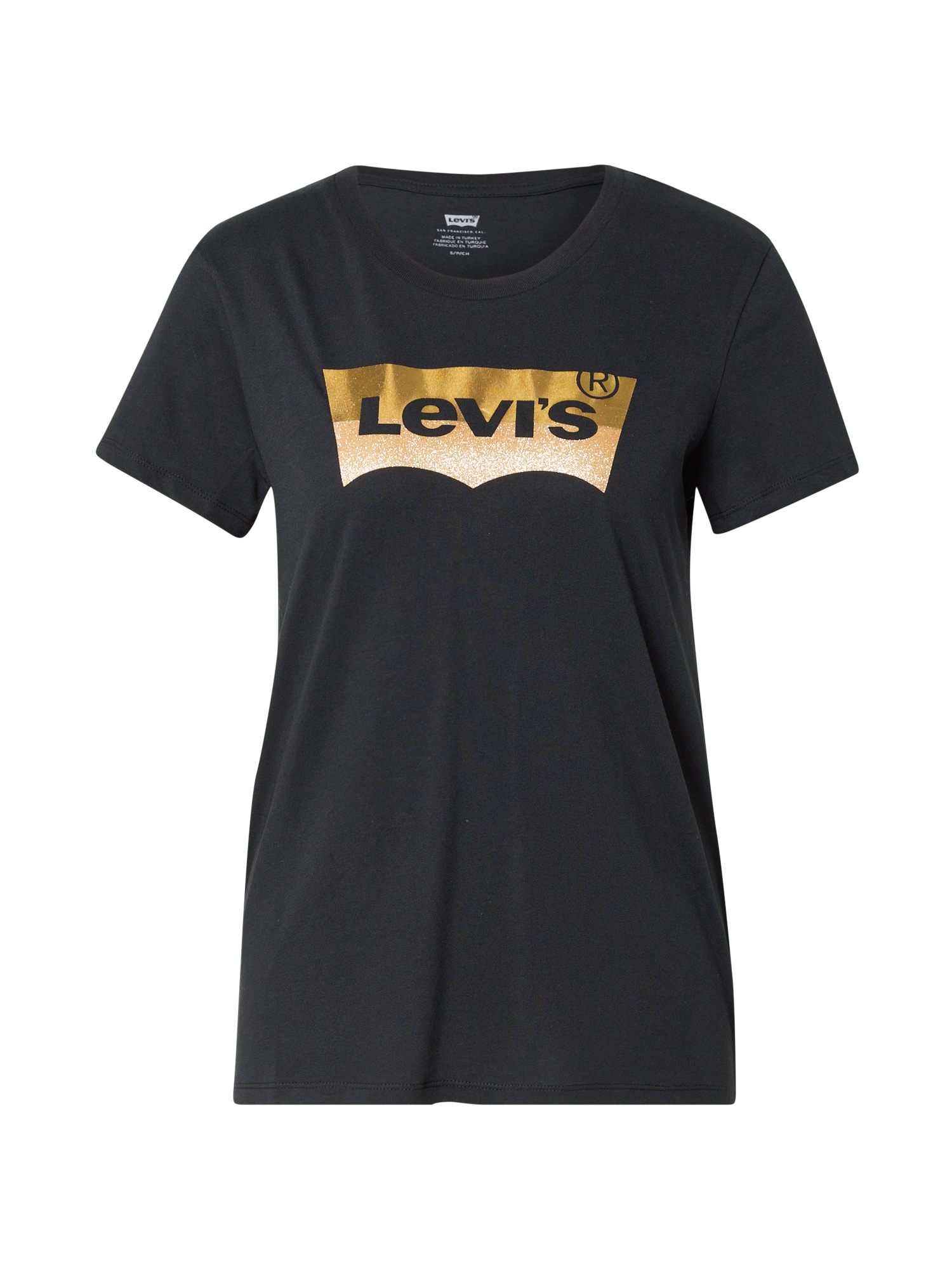 LEVI'S Majica  zlata / črna / bela
