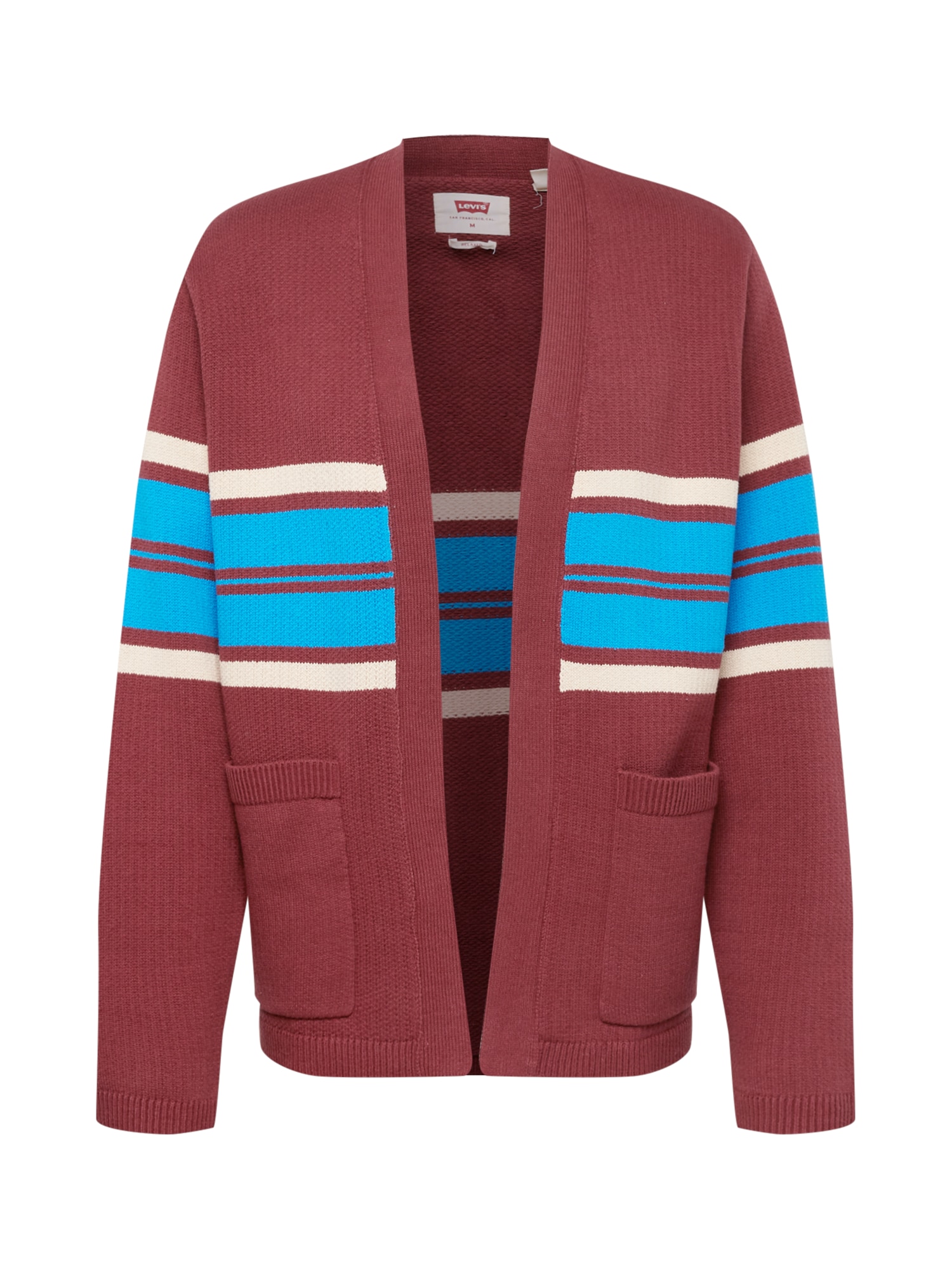 LEVI'S Pletena jopa 'Noragi'  kremna / nebeško modra / bordo