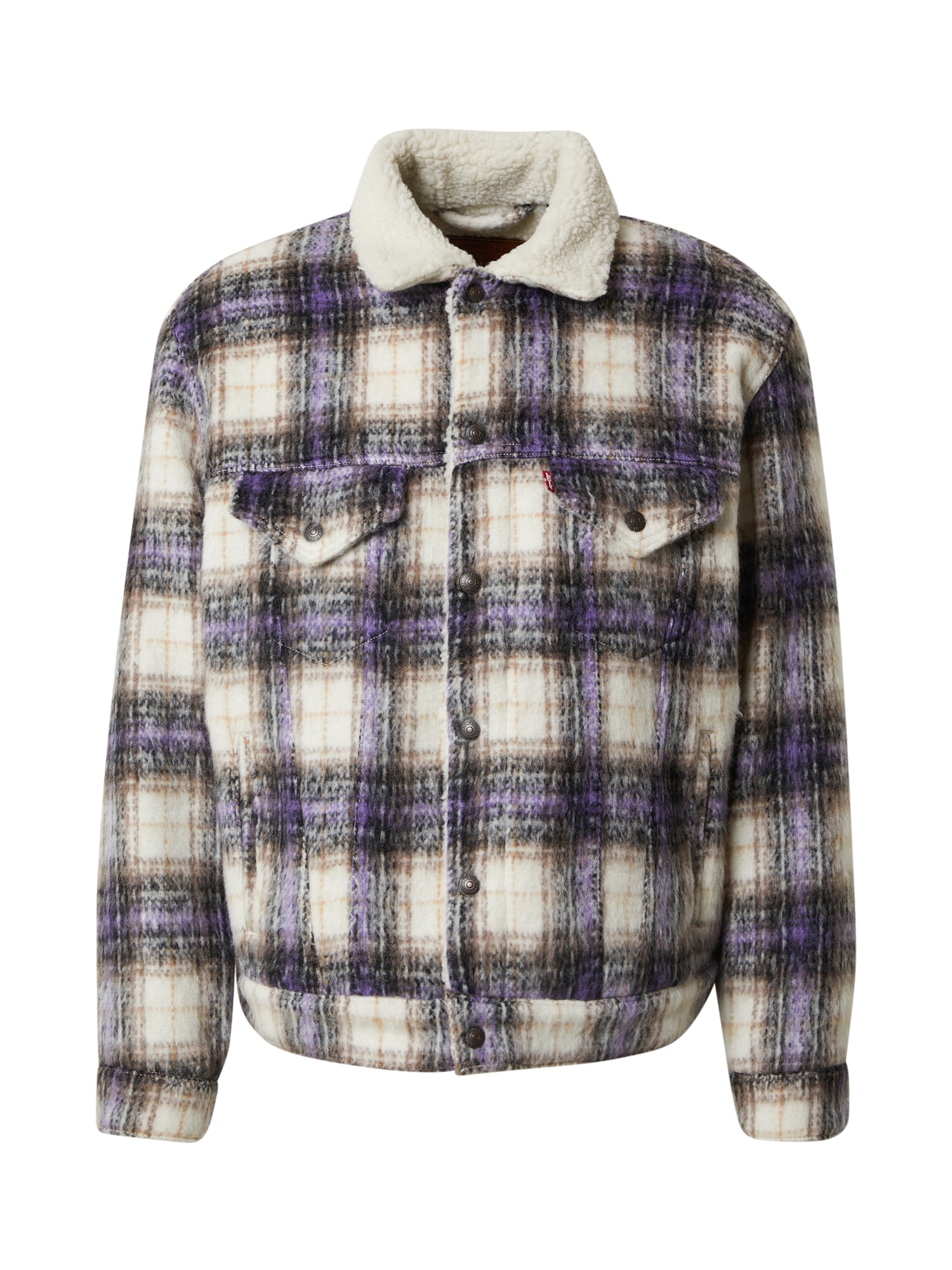 LEVI'S Prehodna jakna  ecru / rjava / svetlo lila / črna