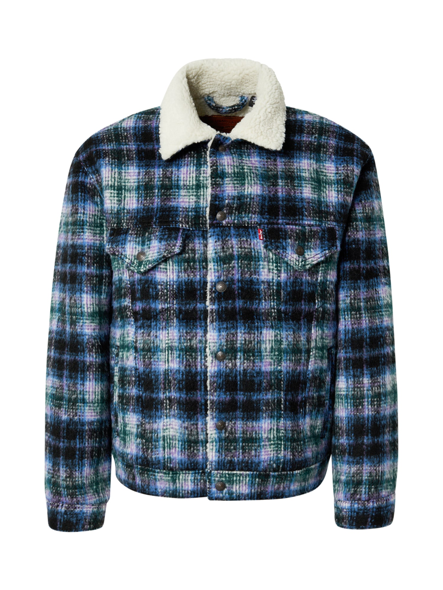 LEVI'S Prehodna jakna  smaragd / lila / črna / bela