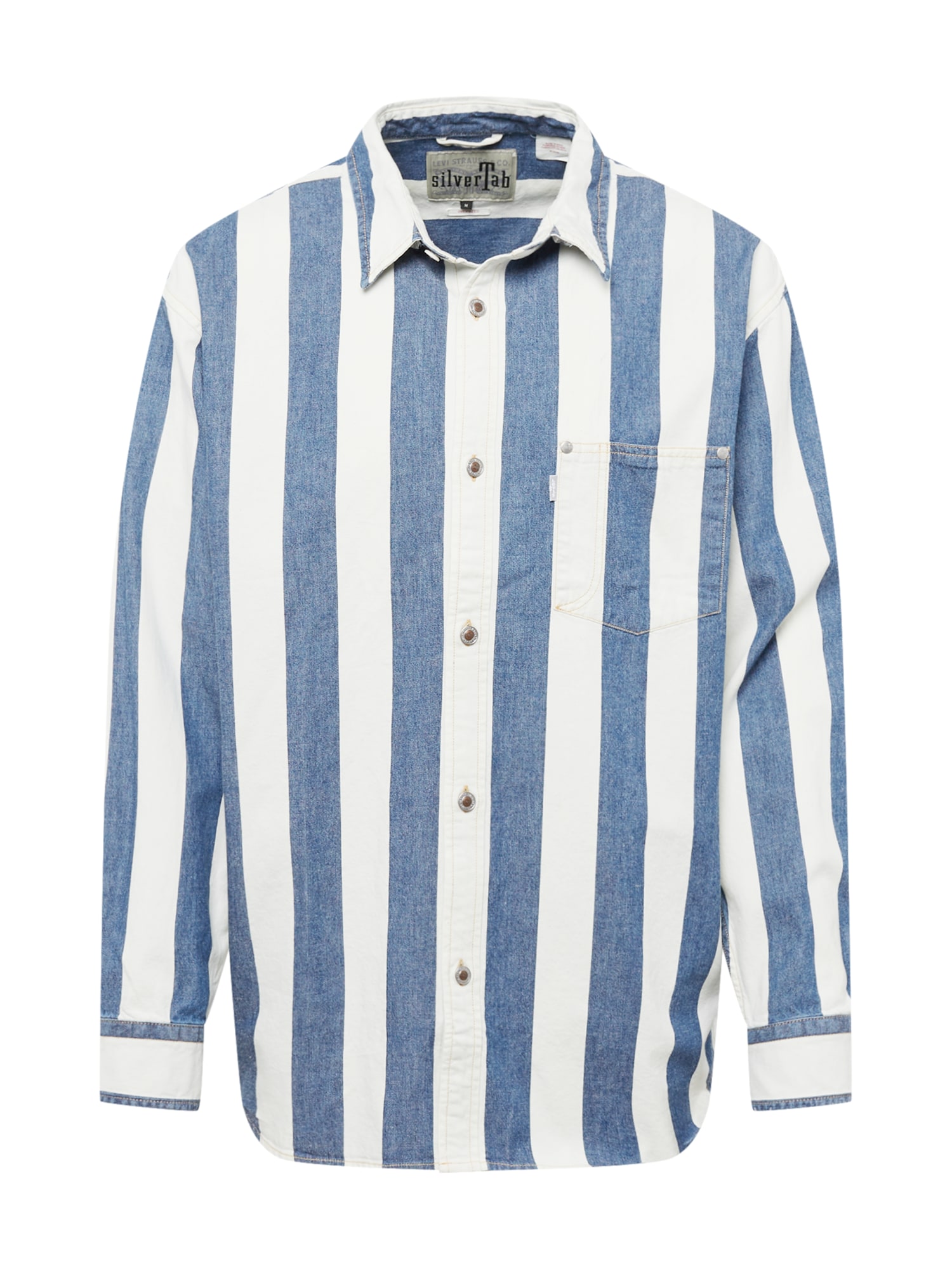 LEVI'S Srajca 'SILVERTAB'  indigo / bela