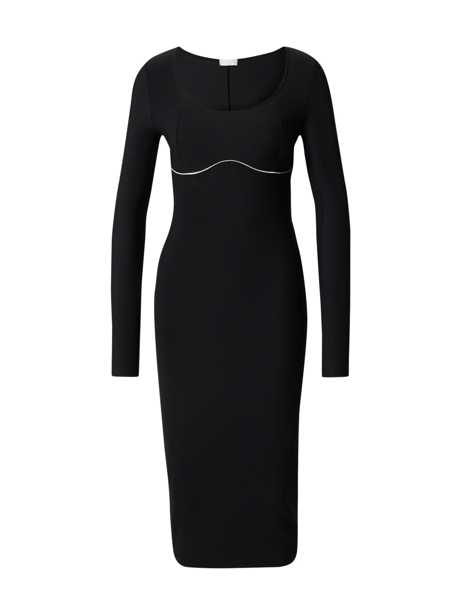 LeGer by Lena Gercke Pletena obleka 'Stella'  črna / bela