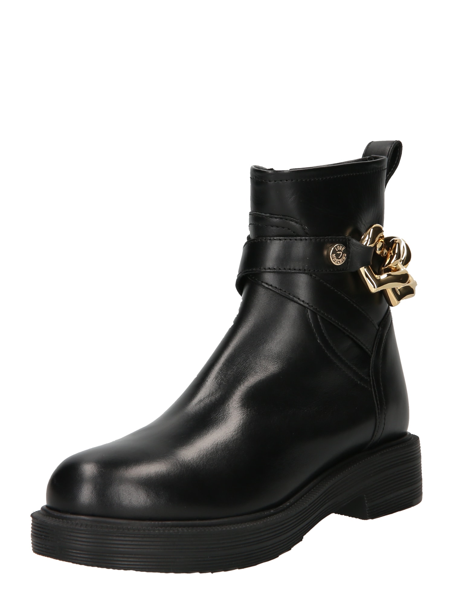Love Moschino Gležnarji  črna