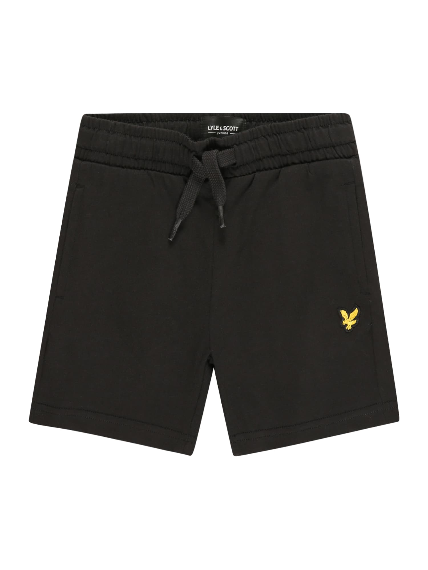 Lyle & Scott Hlače  rumena / črna